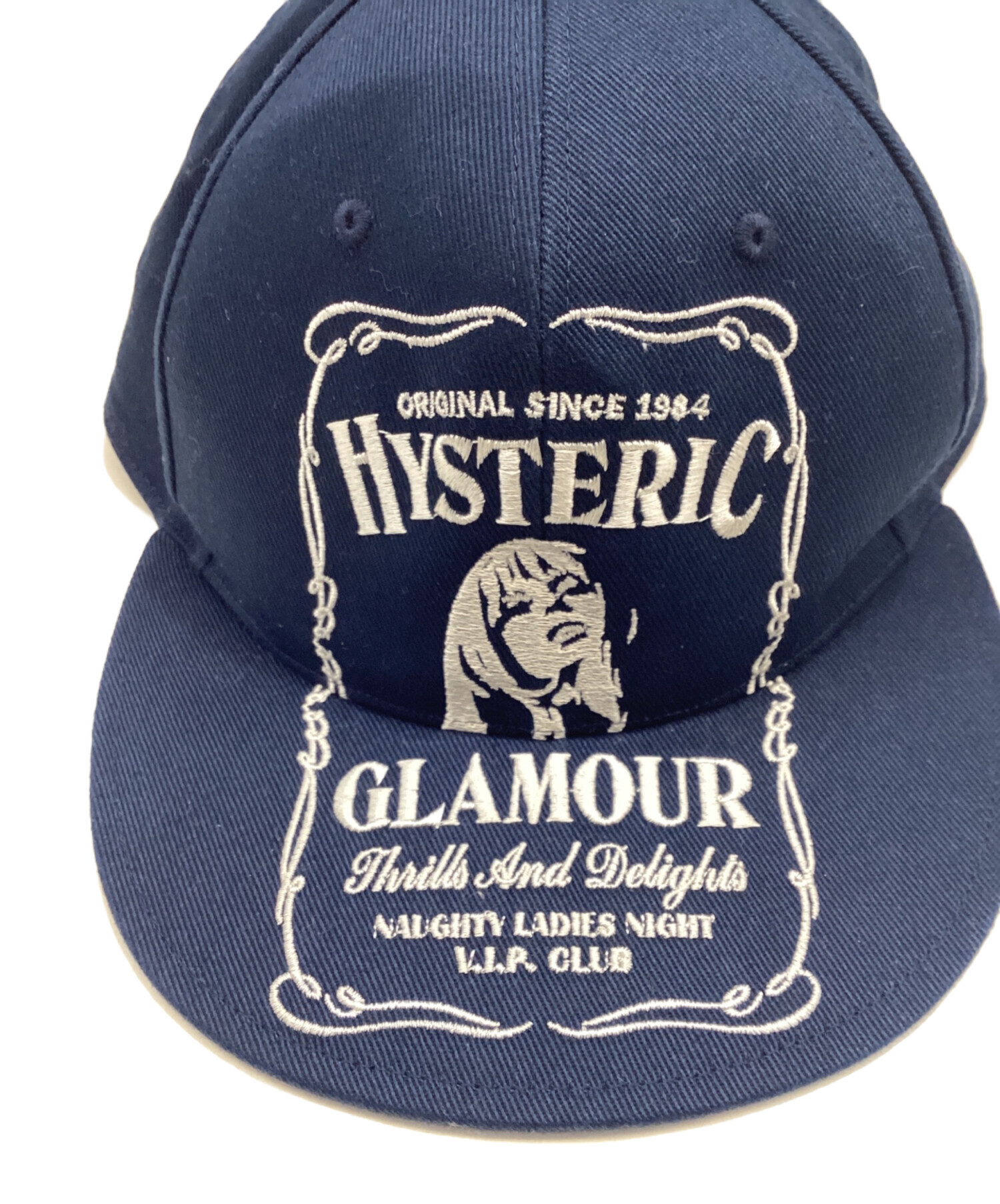 HYSTERIC GLAMOUR ネイビーキャップ 中古・古着通販】Hysteric Glamour (ヒステリックグラマー