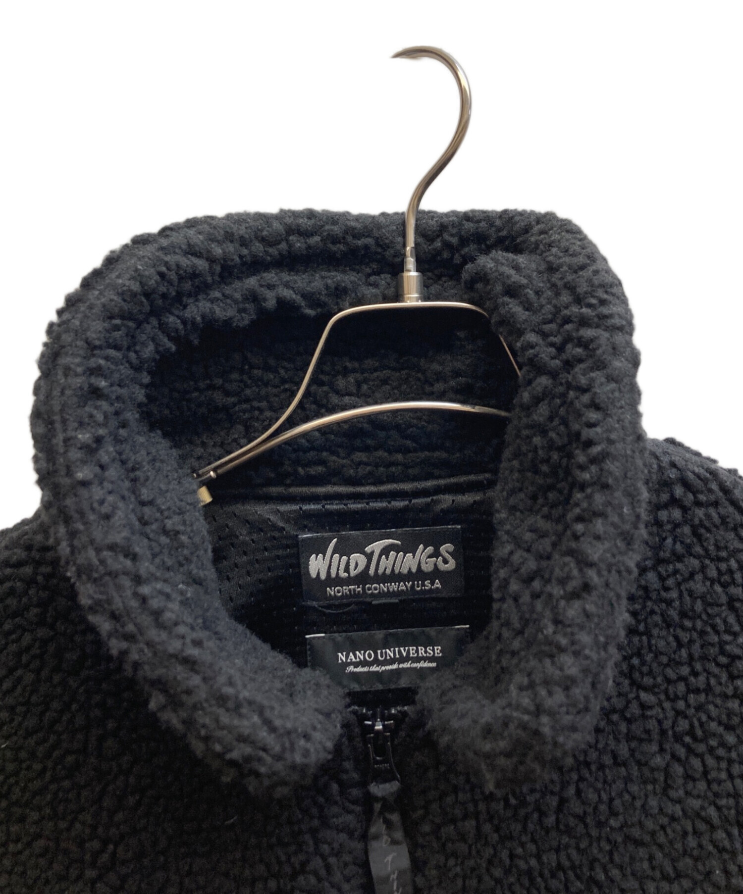 WILD THINGS NANO UNIVERSE フリース ボアジャケット M WILDTHINGS(ワイルドシングス) ⁄ 2019AW ナノユニバース別注FLUFFY BOA