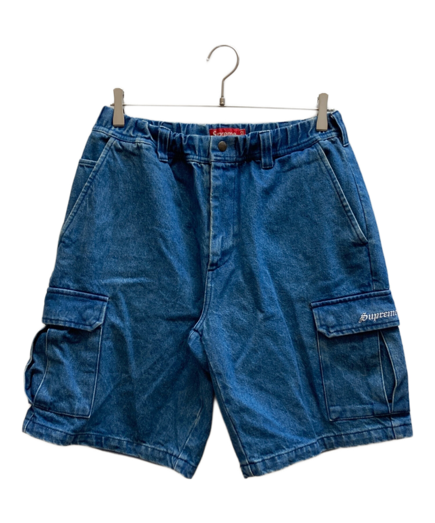 Supreme 22SS ダブルニーデニムペインターハーフパンツインディゴ 32 中古・古着通販】SUPREME (シュプリーム) 22SSデニムカーゴハーフ