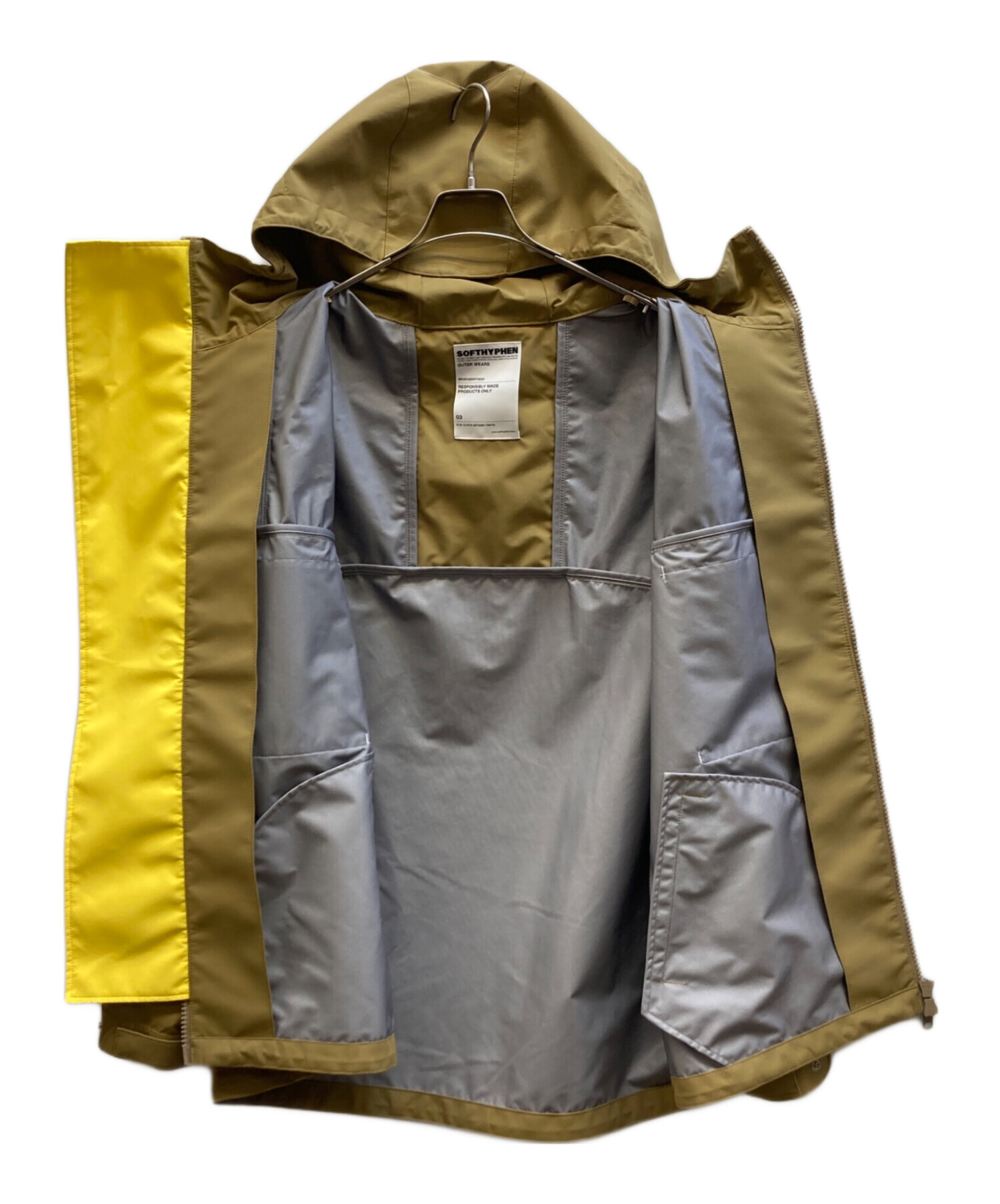 SOFTHYPHEN ソフトハイフン NYLON SHELL PARKA アウター