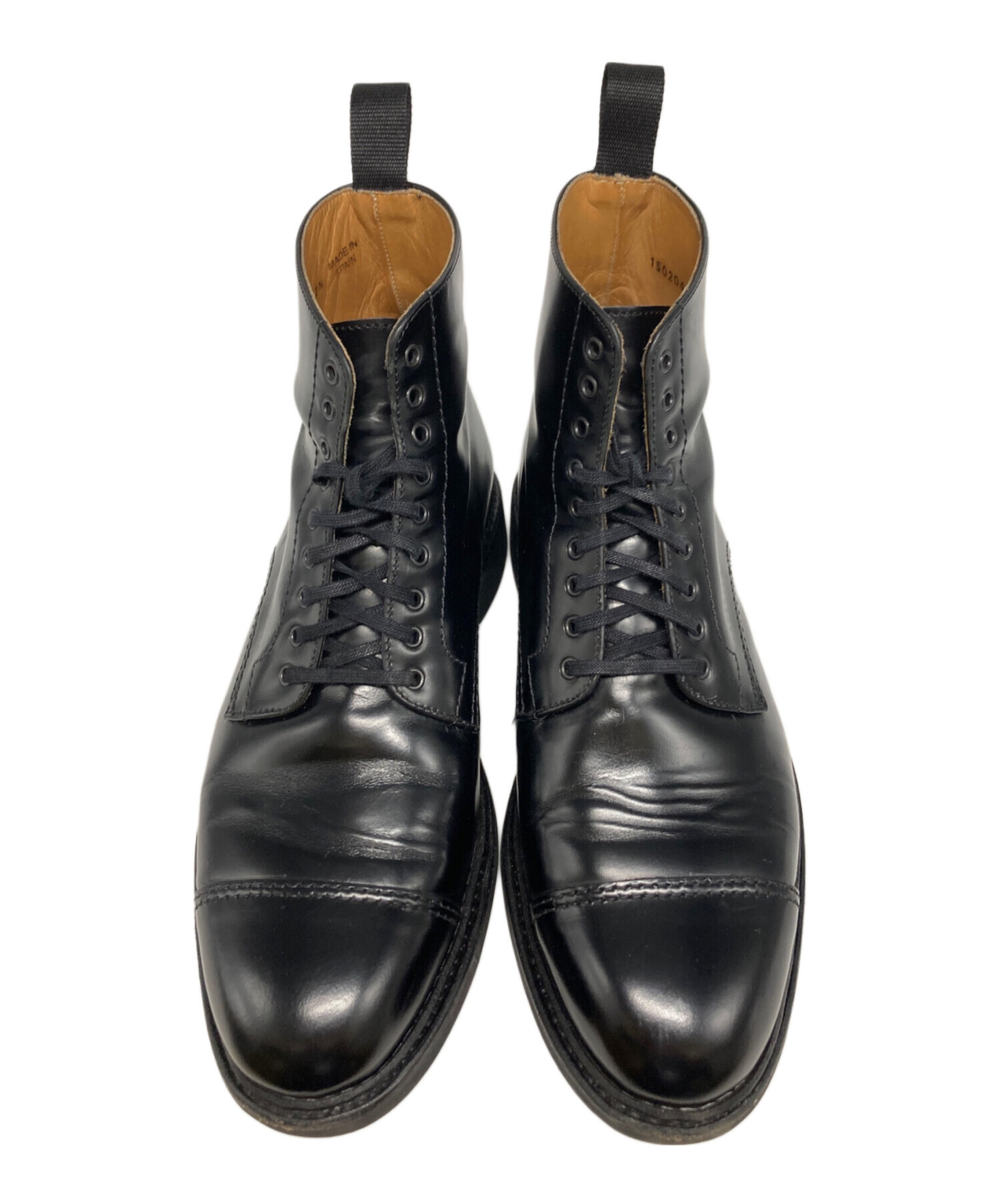 Berwick 630ROMLBK ブーツ 純正シューツリー付ブラックUK7.5 中古・古着通販】berwick (バーウィック) 630ROMLBK レースアップ