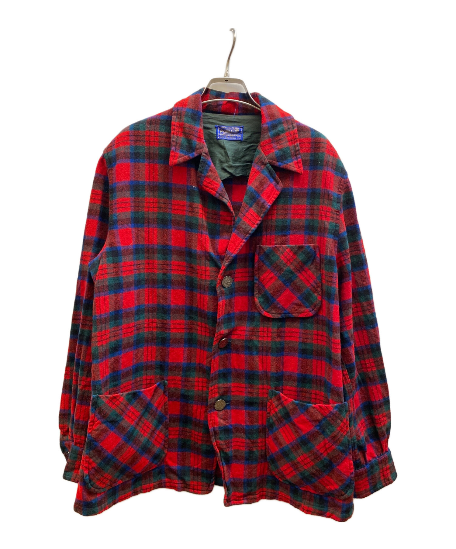 中古・古着通販】PENDLETON (ペンドルトン) ボートシャツ レッド