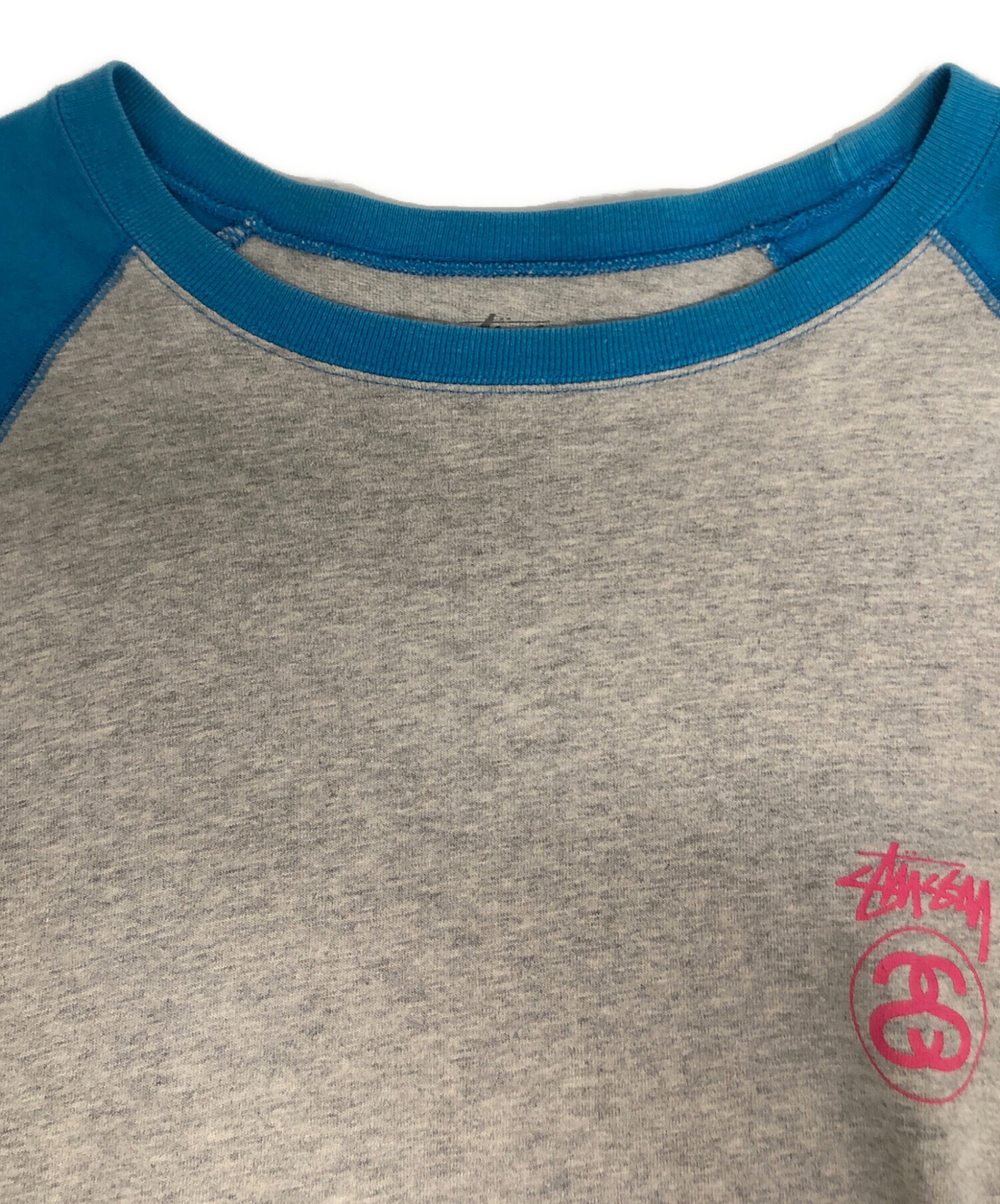 中古・古着通販】stussy (ステューシー) ラグランカットソー グレー