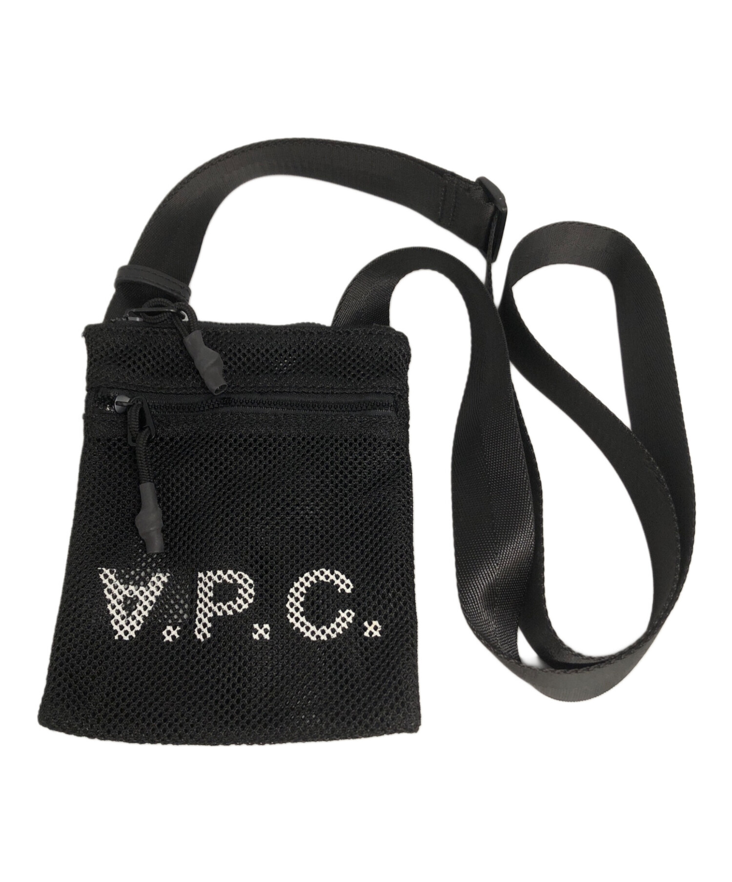 アーペーセー ボディバッグ メッシュ 中古・古着通販】A.P.C. (アーペーセー) メッシュサコッシュ ブラック