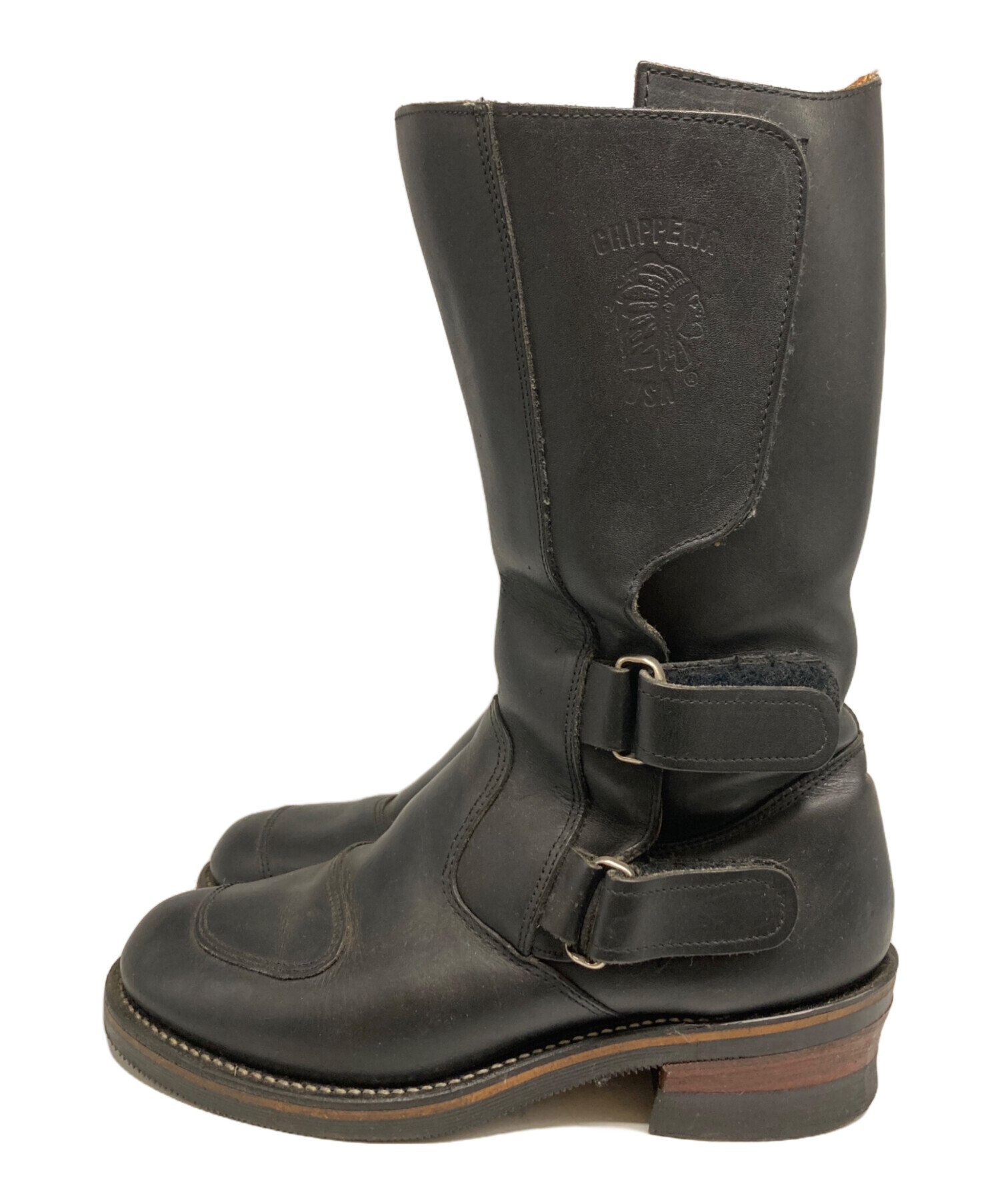 中古・古着通販】CHIPPEWA (チペワ) 12インチ ラリーブーツ ブラック