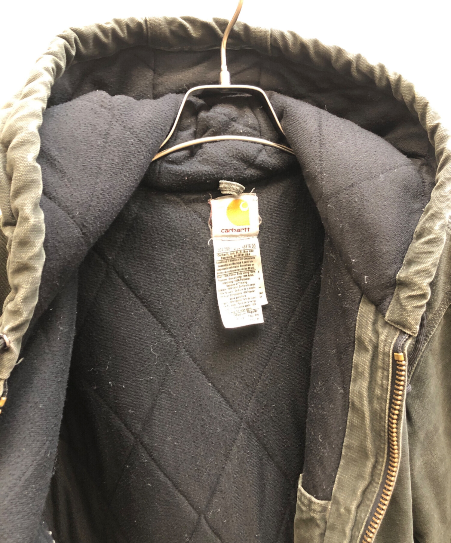 中古・古着通販】CarHartt (カーハート) アクティブジャケット モス