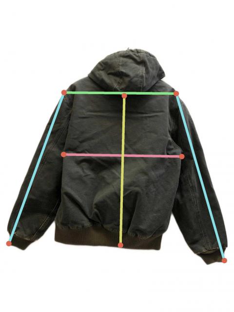 中古・古着通販】CarHartt (カーハート) アクティブジャケット モス