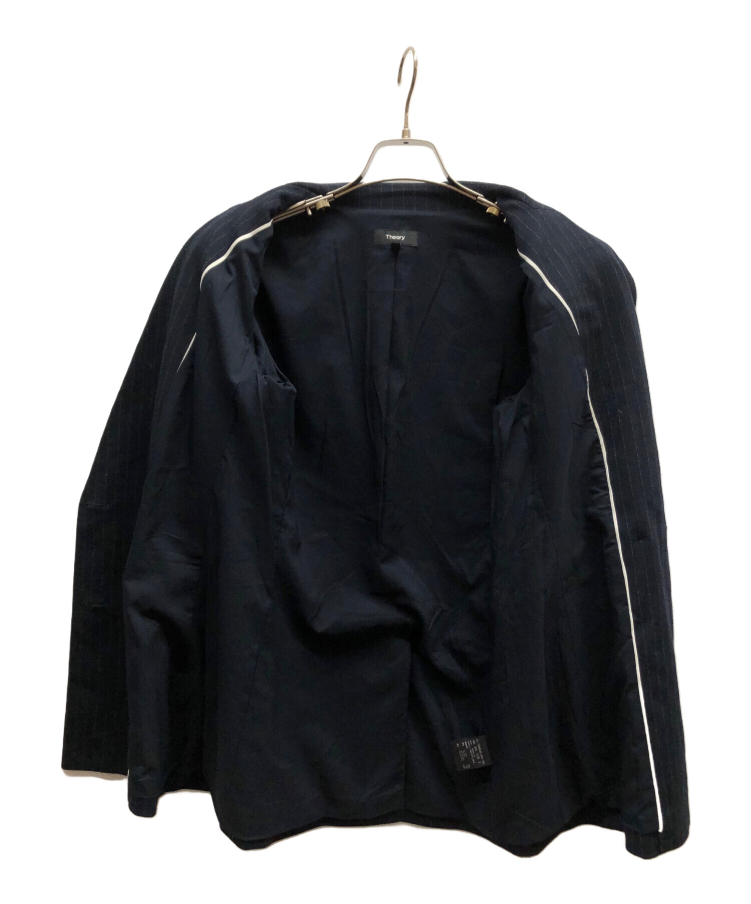 中古・古着通販】theory (セオリー) ストライプテーラードジャケット