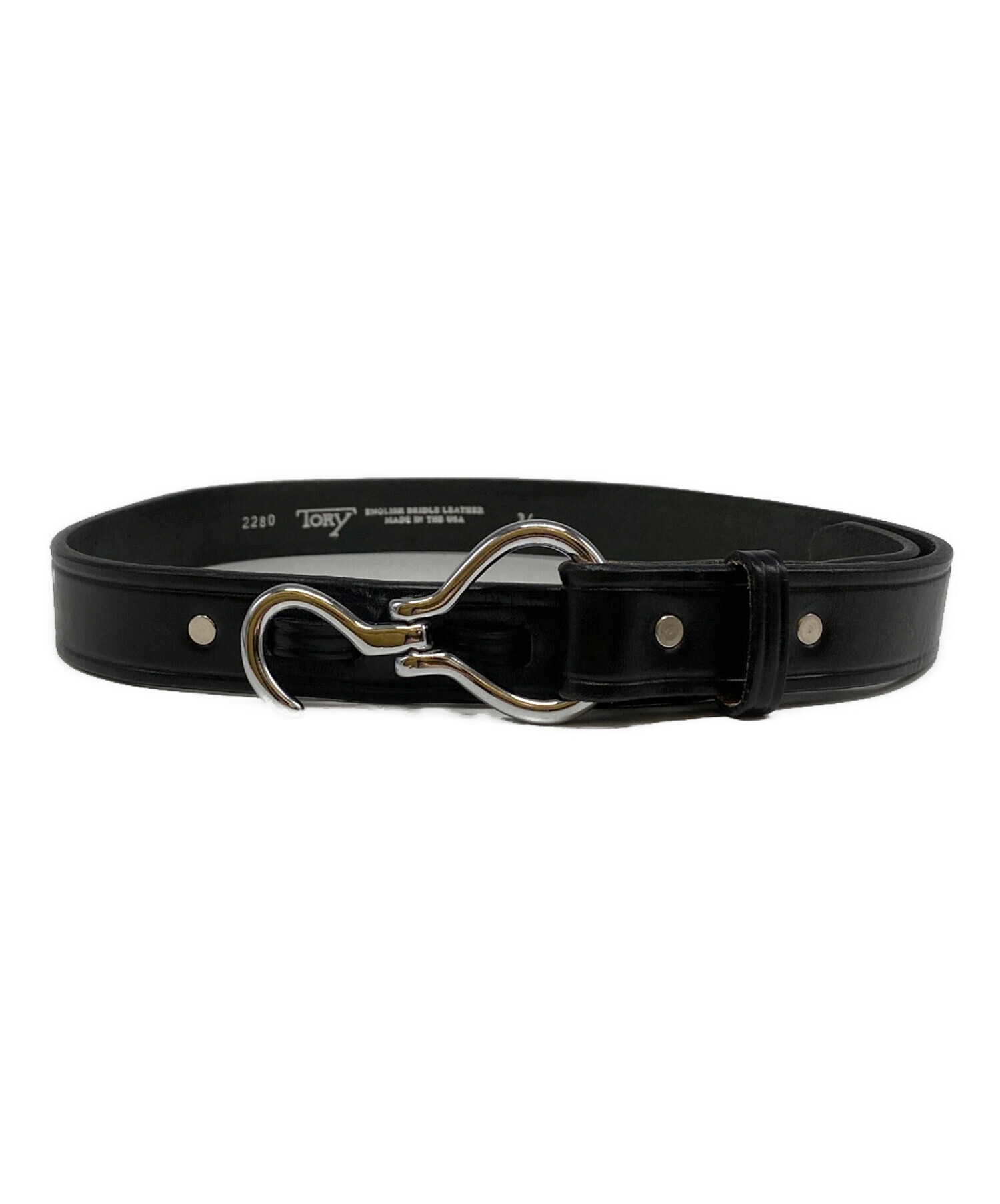 中古・古着通販】TORY LEATHER (トリーレザー) フックバックルベルト