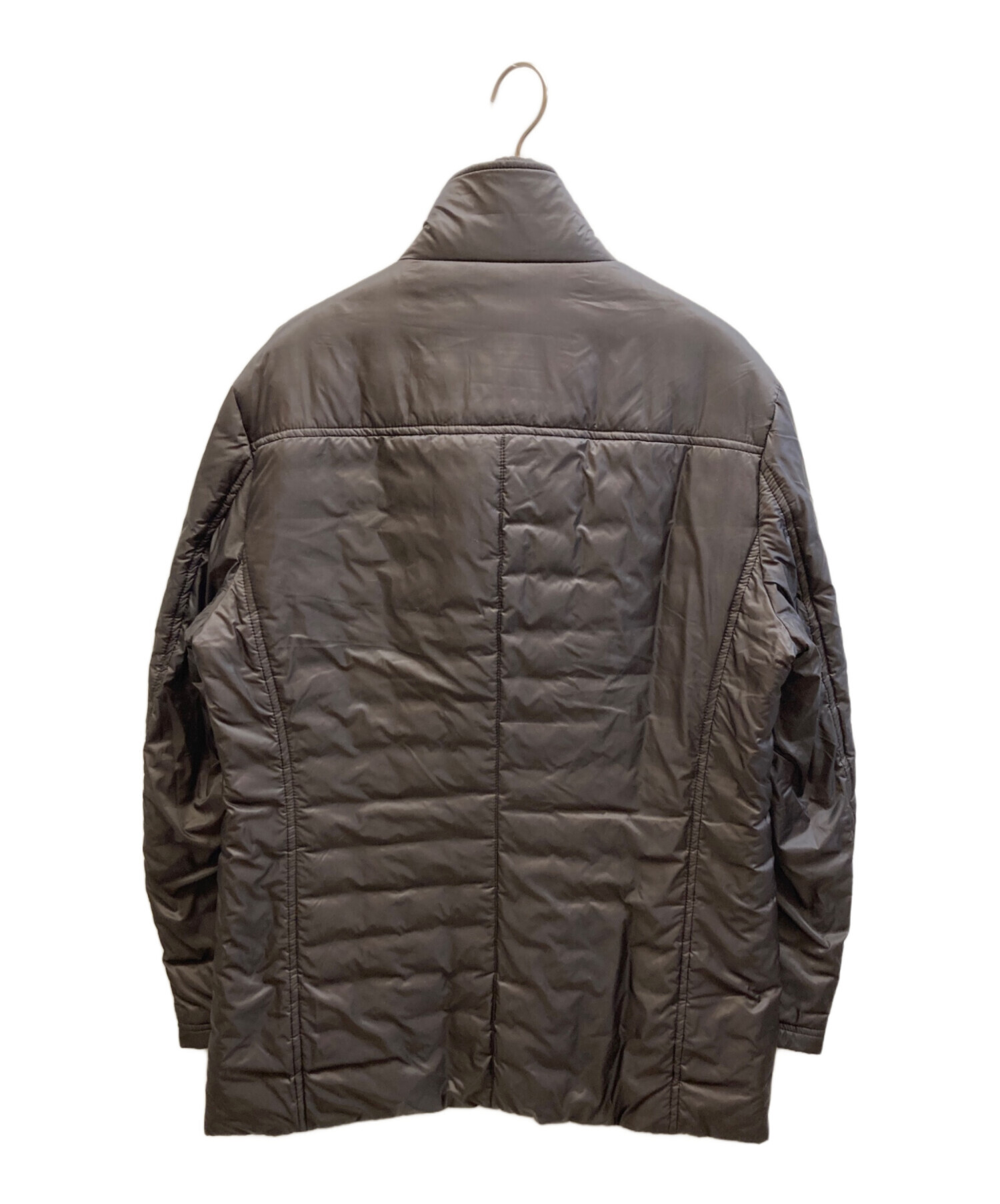 【新品定価39万】MooRER　ラムレザー　切替　ジャケット ブラウン　52 新品定価39万】MooRER ラムレザー 切替 ジャケット ブラウン 52