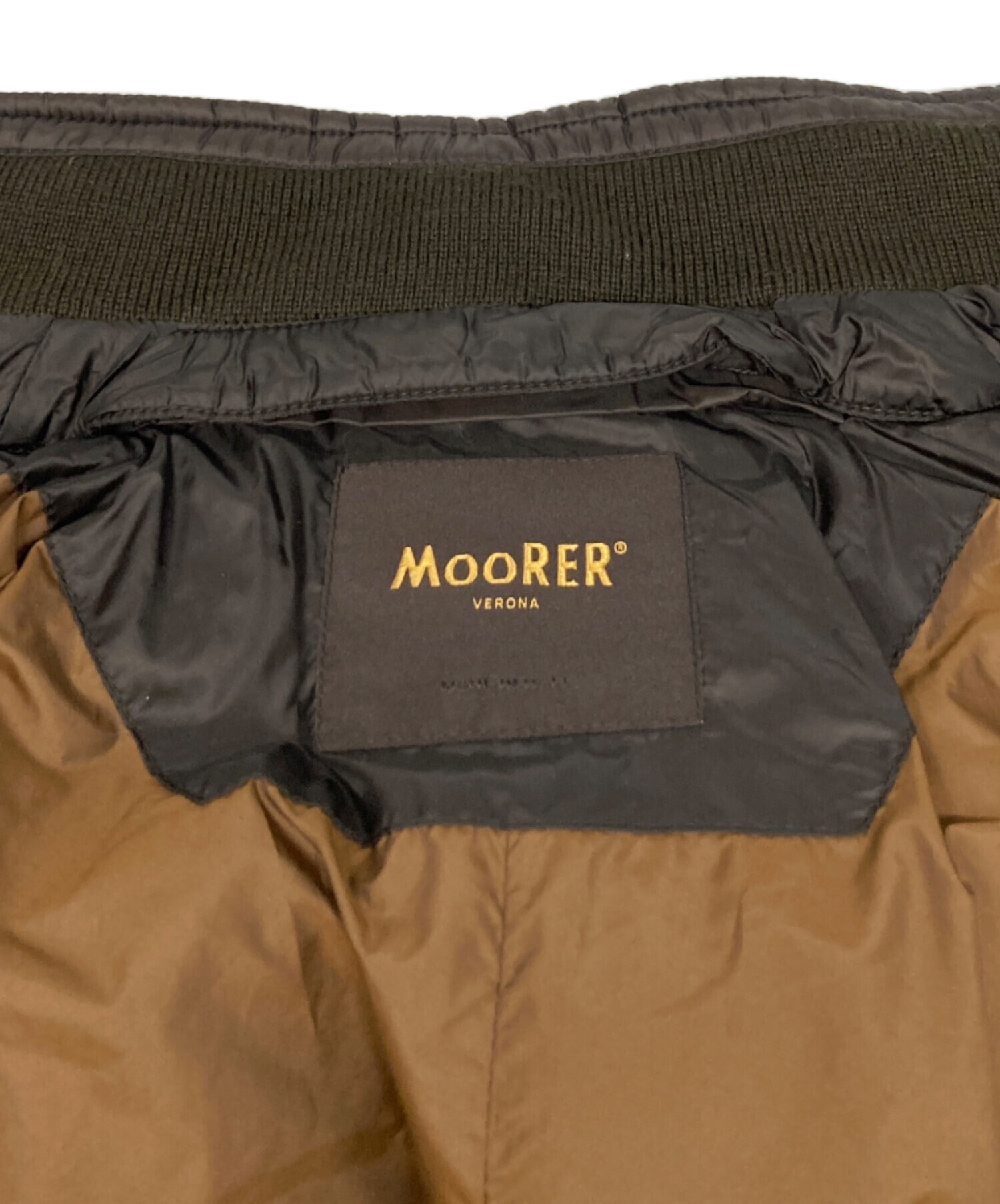 中古・古着通販】MOORER (ムーレー) ダウンジャケット ブラウン サイズ 