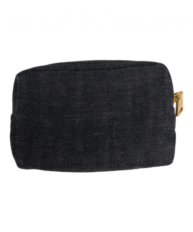 PRADA デニム ポーチ 中古・古着通販】PRADA (プラダ) デニムポーチ インディゴ｜ブランド