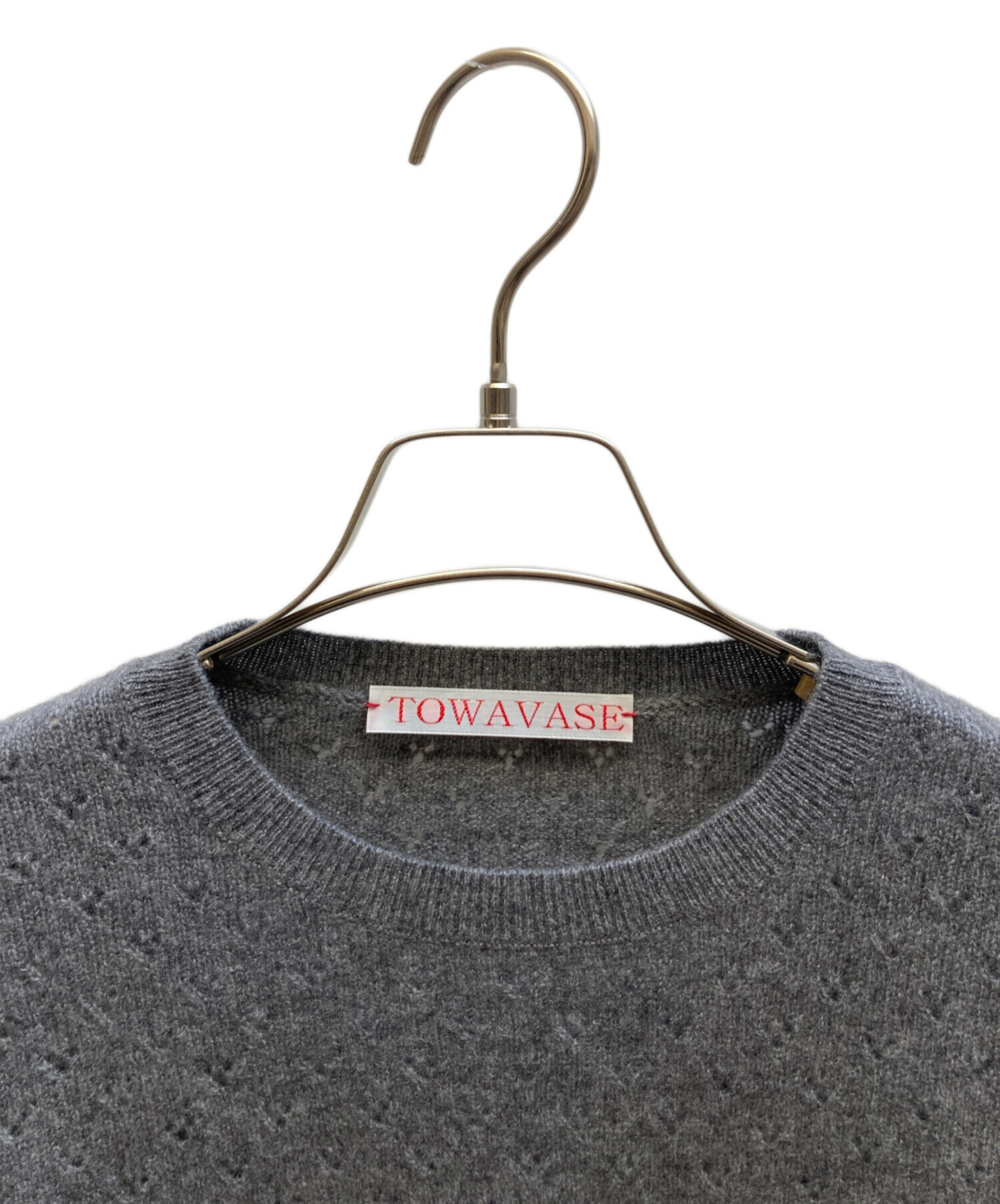 中古・古着通販】TOWAVASE (トワヴァーズ) クルーネックカシミヤニット