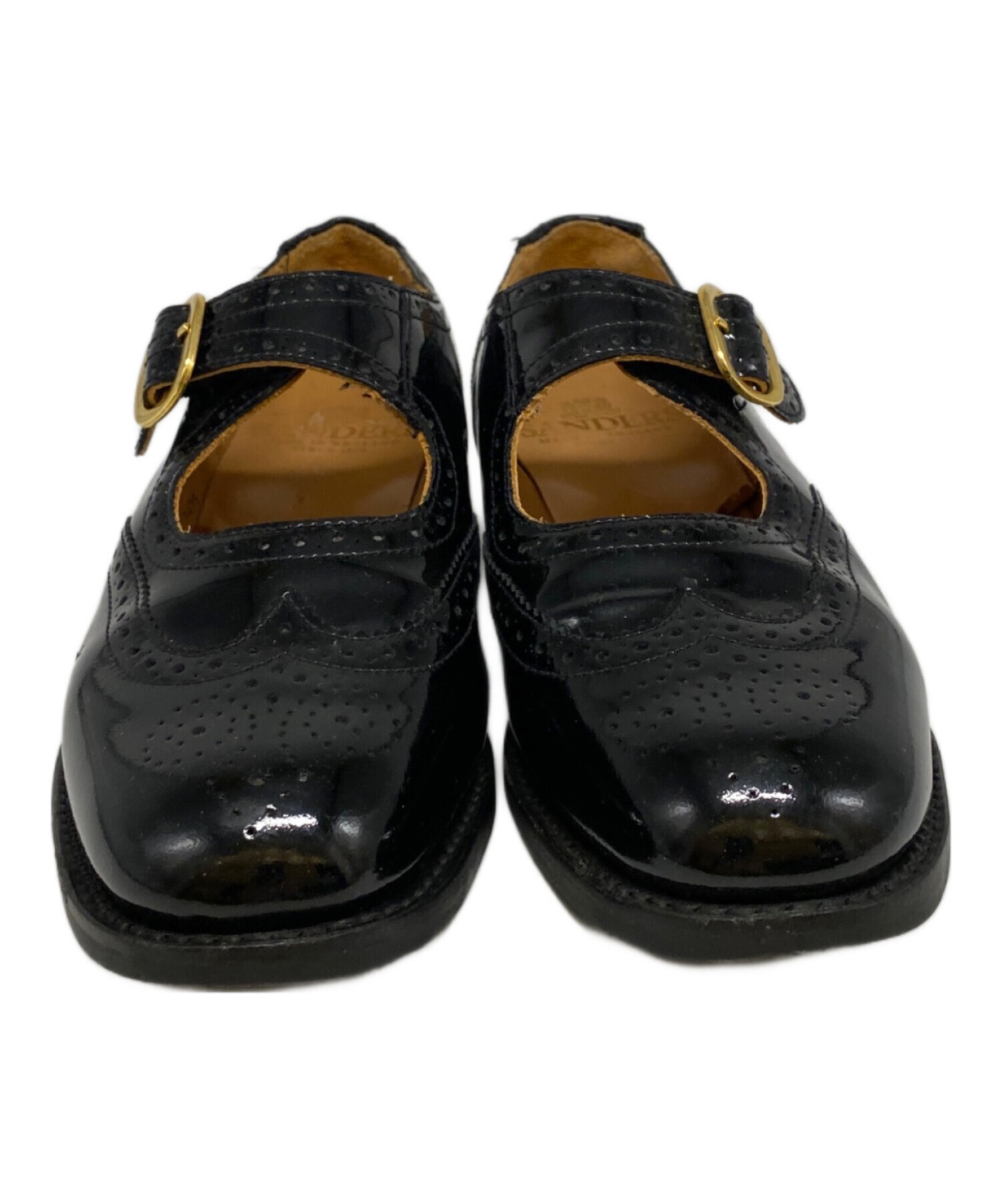 中古・古着通販】SANDERS (サンダース) メリージェーンウィングチップ