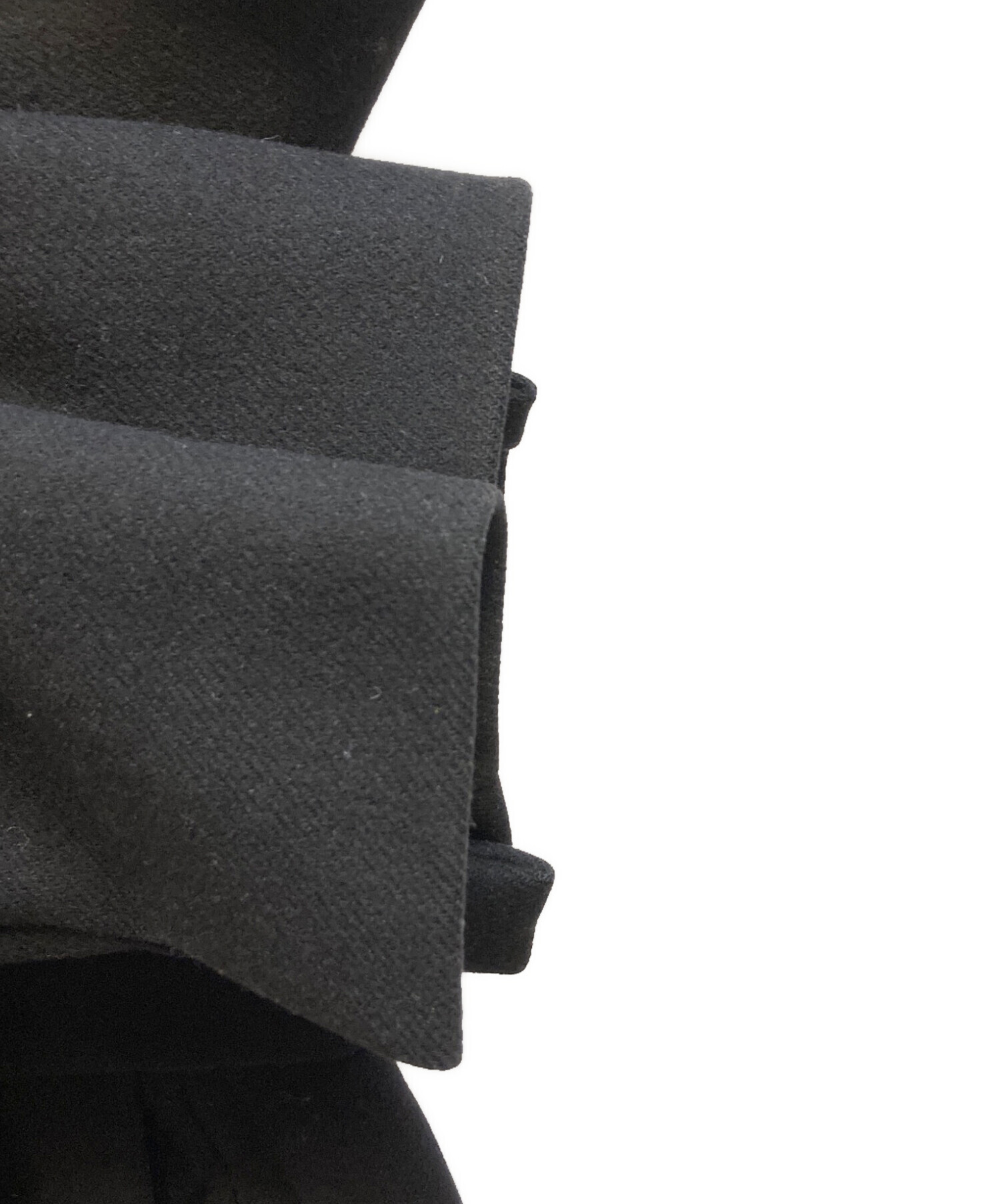 中古・古着通販】PRADA (プラダ) ウールPコート ブラック サイズ:38