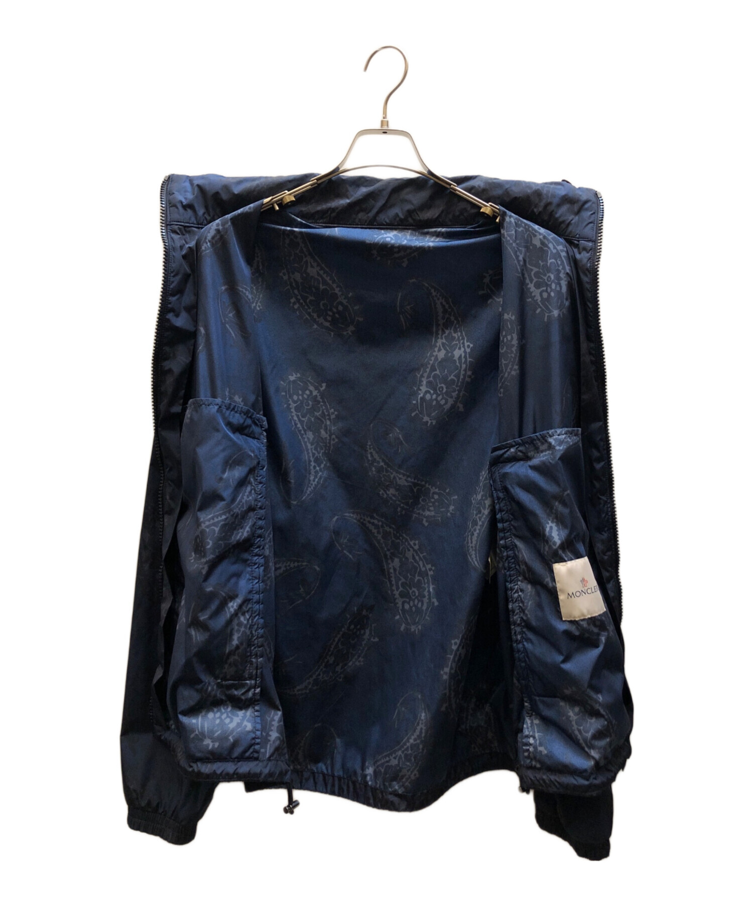 中古・古着通販】MONCLER (モンクレール) ペイズリープリントナイロン