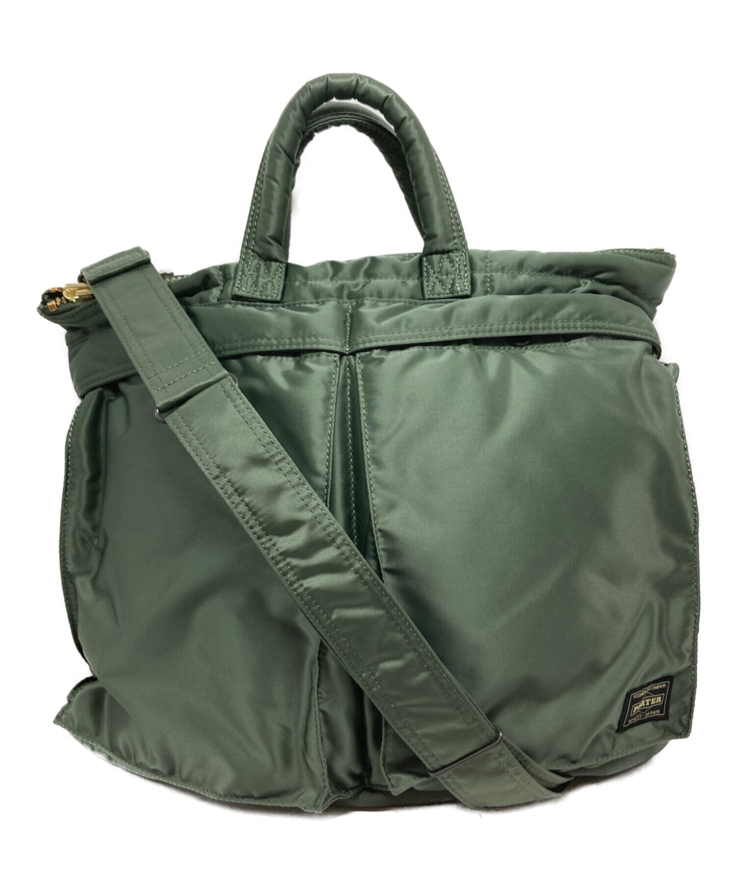 中古・古着通販】PORTER (ポーター) HELMET BAG/622-19555 オリーブ