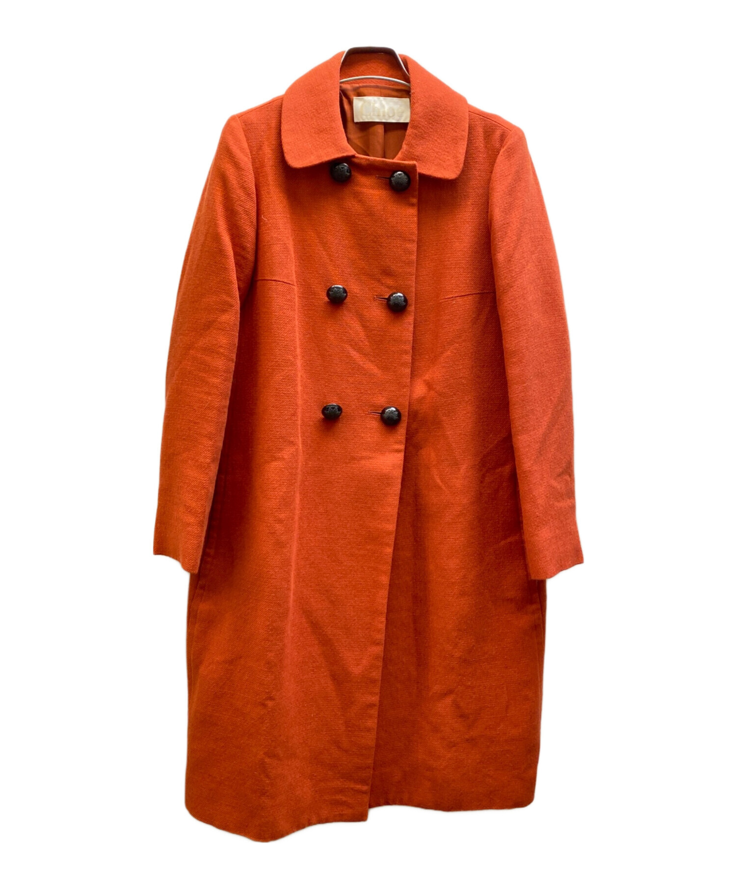 中古・古着通販】Chloe (クロエ) ウールコート レッド サイズ:34