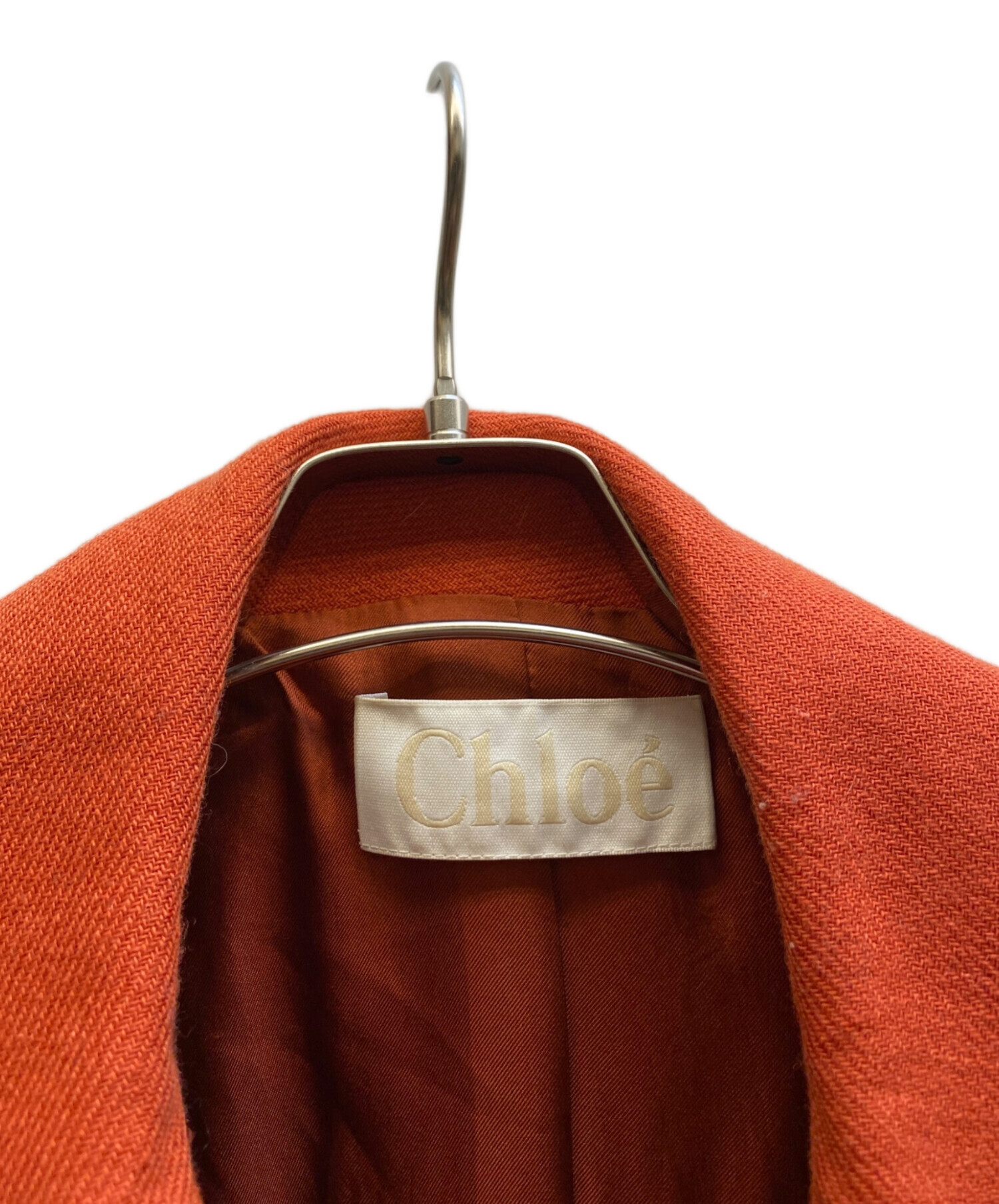 中古・古着通販】Chloe (クロエ) ウールコート レッド サイズ:34