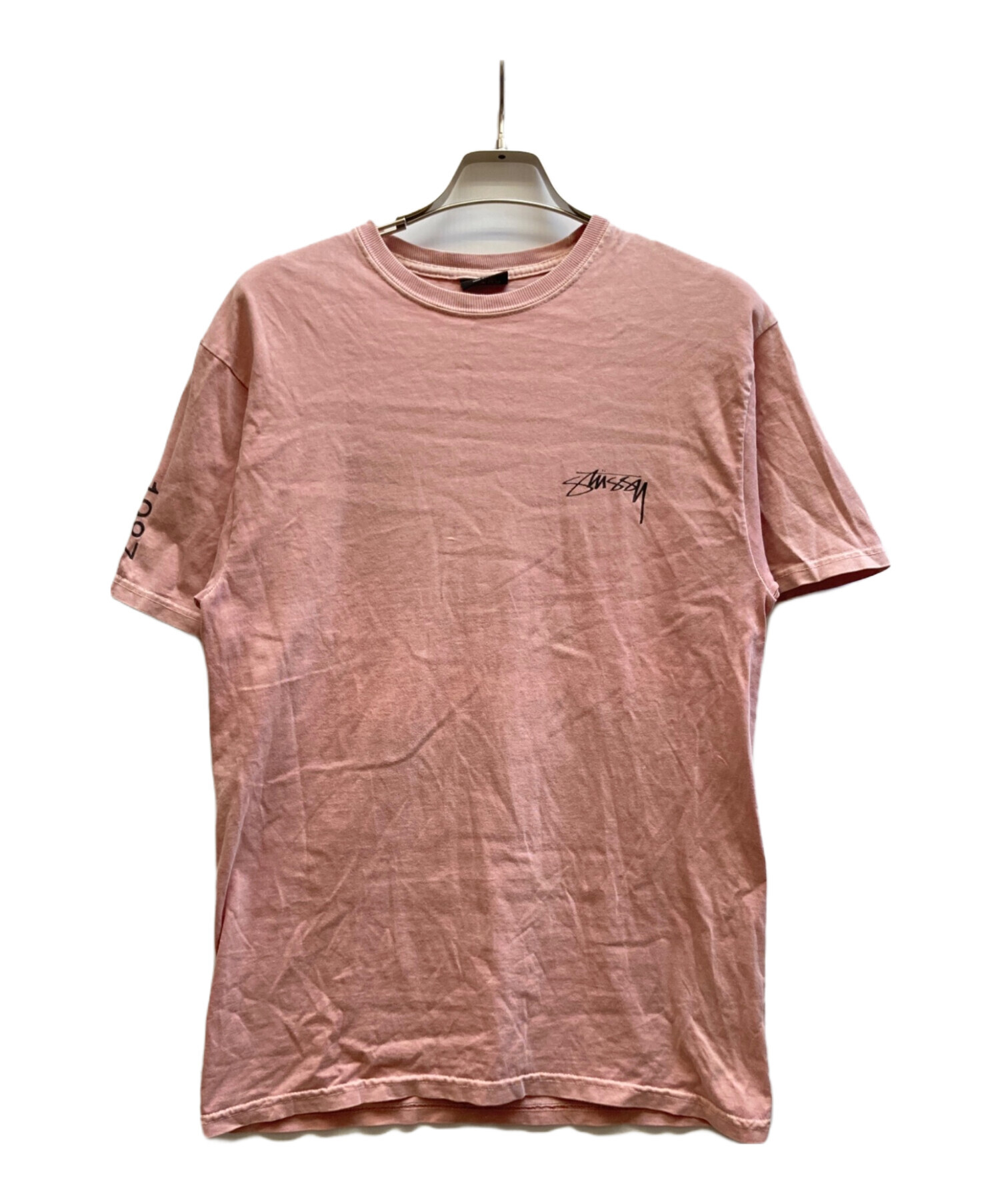 中古・古着通販】stussy (ステューシー) バックプリントTシャツ ピンク