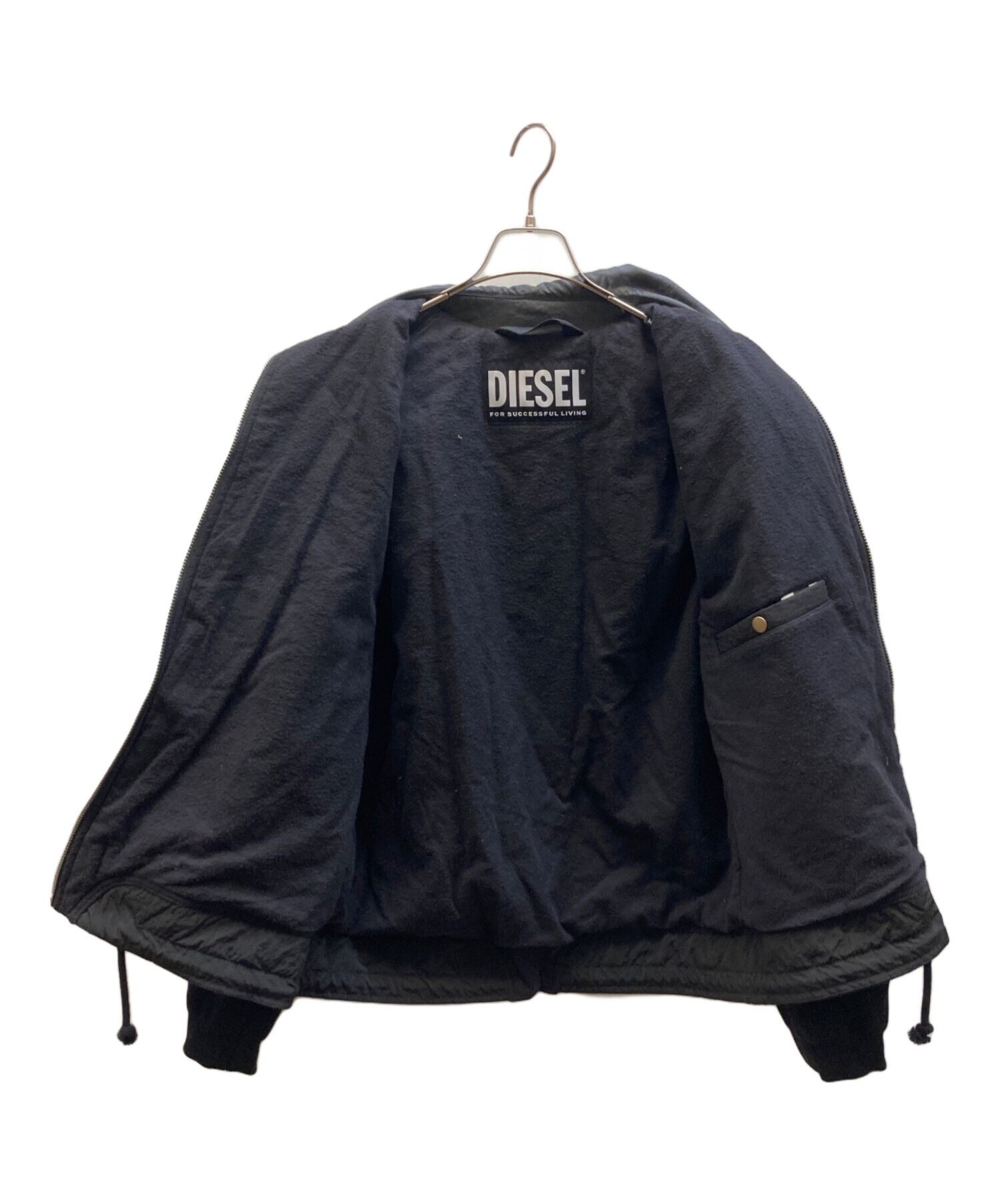 【未使用品】【タグ付き】DIESEL ナイロンジャケット サイズXXL 中古・古着通販】DIESEL (ディーゼル) ナイロンジップジャケット
