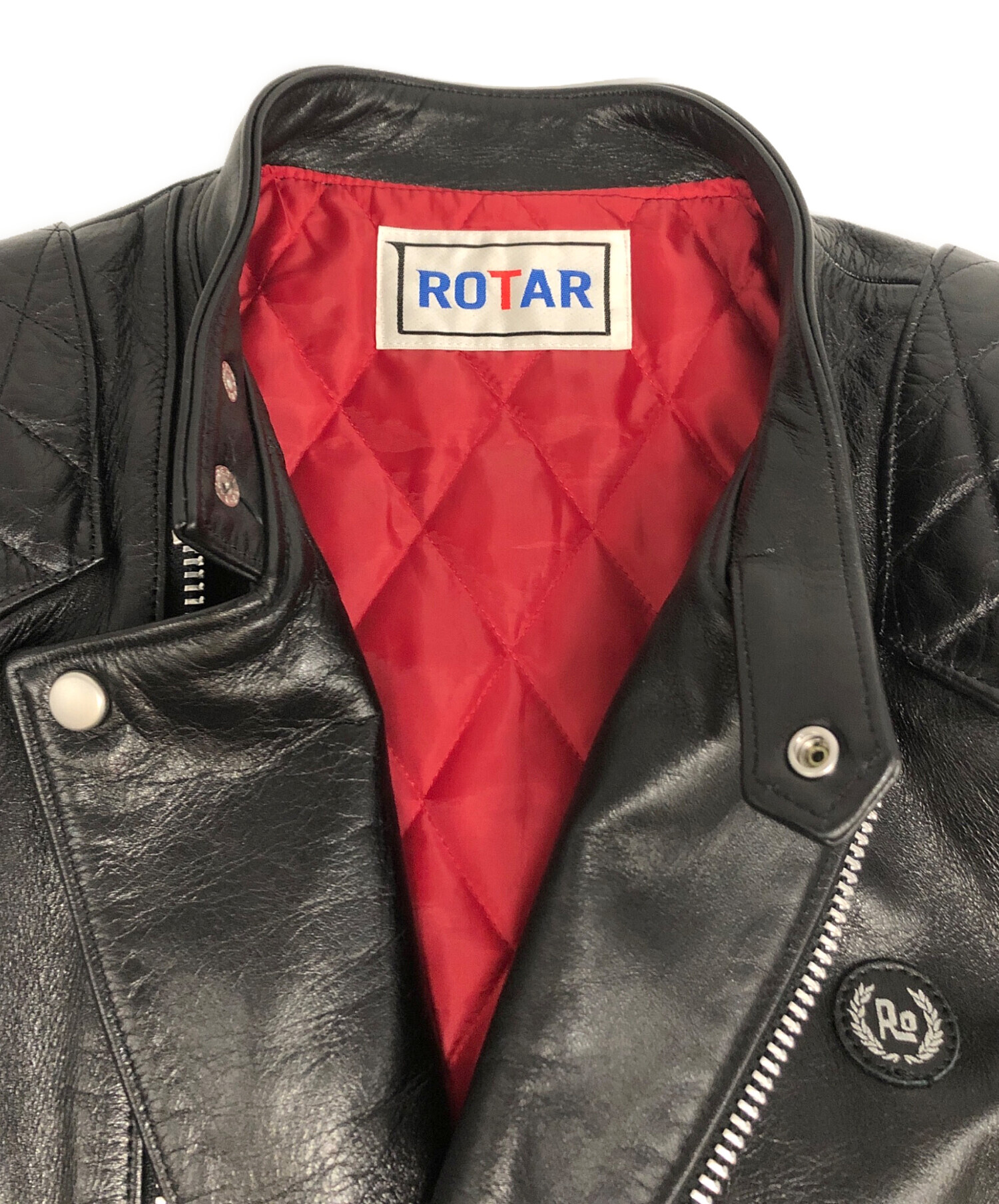 中古・古着通販】ROTAR (ローター) ダブルライダースジャケット