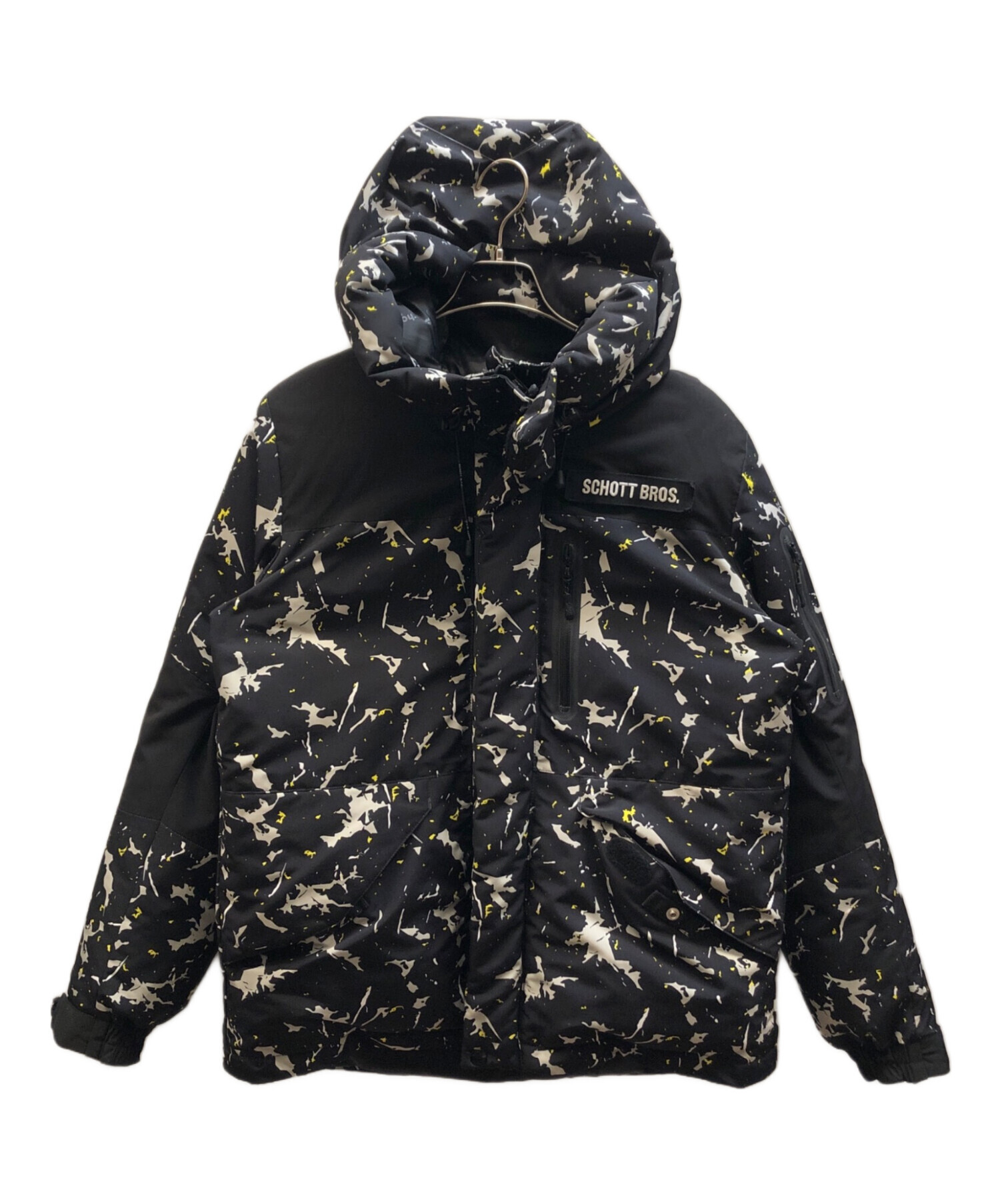 中古・古着通販】Schott (ショット) ダウンジャケット ブラック サイズ