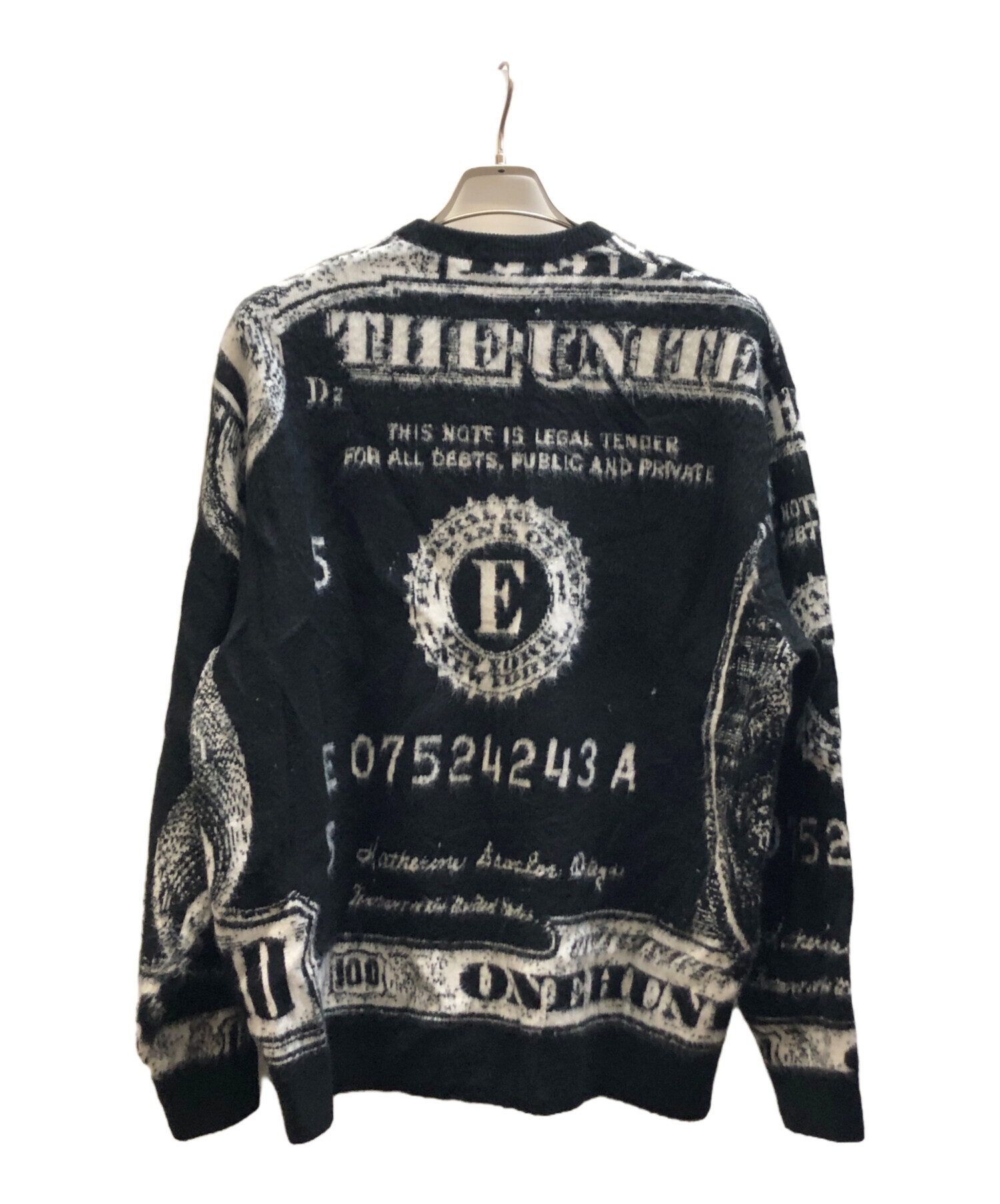 中古・古着通販】SUPREME (シュプリーム) Money Sweater ブラック