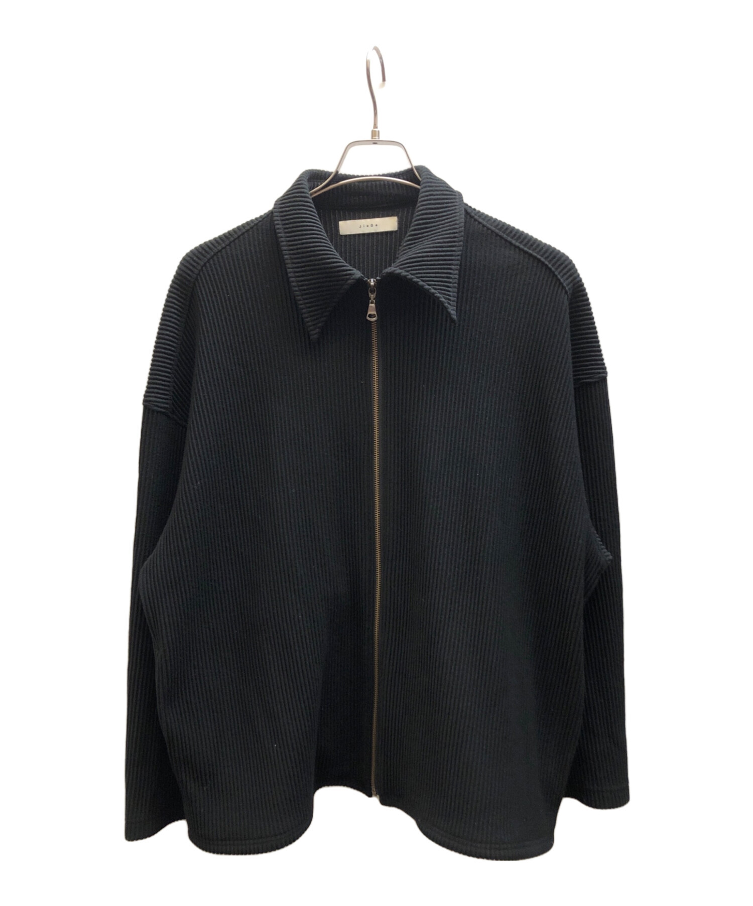 中古・古着通販】jieda (ジエダ) リップルジップジャケット ブラック