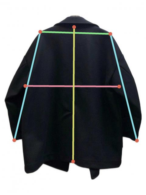 中古・古着通販】jieda (ジエダ) オーバーサイズPコート ブラック