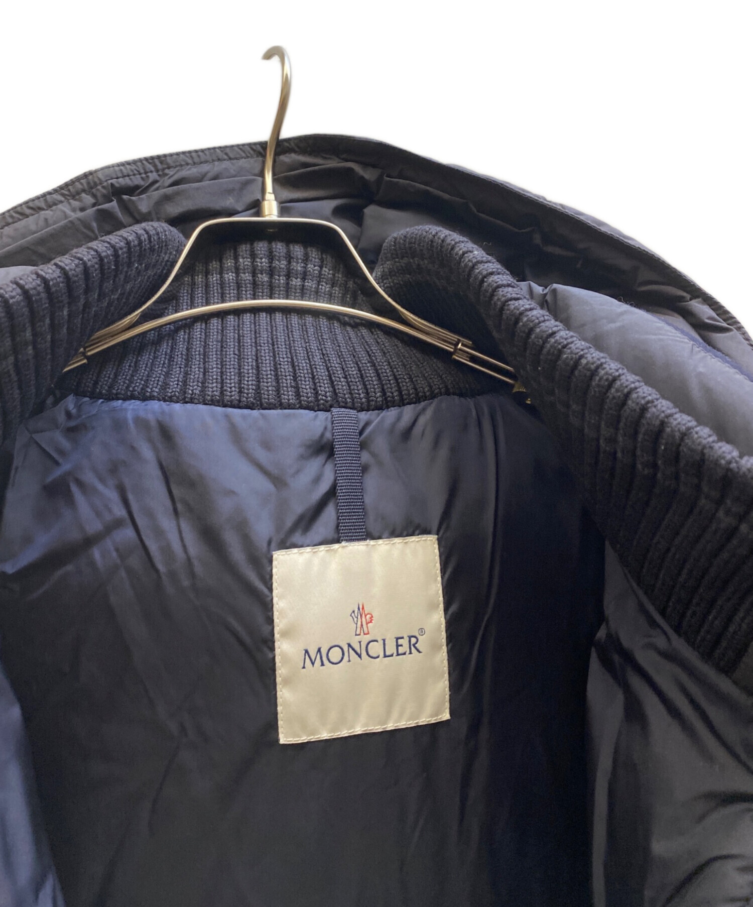 中古・古着通販】MONCLER (モンクレール) EGIDE 異素材切替ダウン