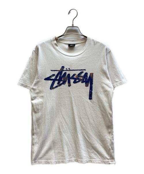 中古・古着通販】stussy (ステューシー) プリントTシャツ ホワイト