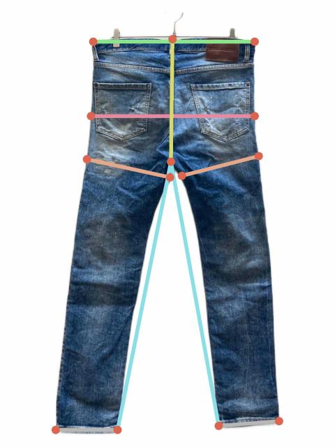 【未使用】ディースクエアード クールガイジーン デニムパンツ 48 ブルー 中古・古着通販】DSQUARED2 (ディースクエアード) クールガイジーンズ