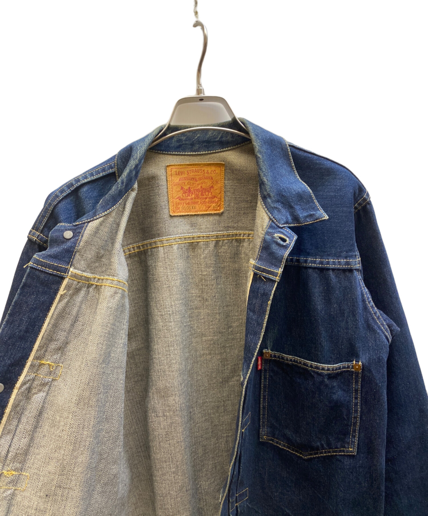 リーバイス　1stデニムジャケット　サイズM LEVI'S(リーバイス) S506XXデニムジャケット 1st大戦モデル（復刻