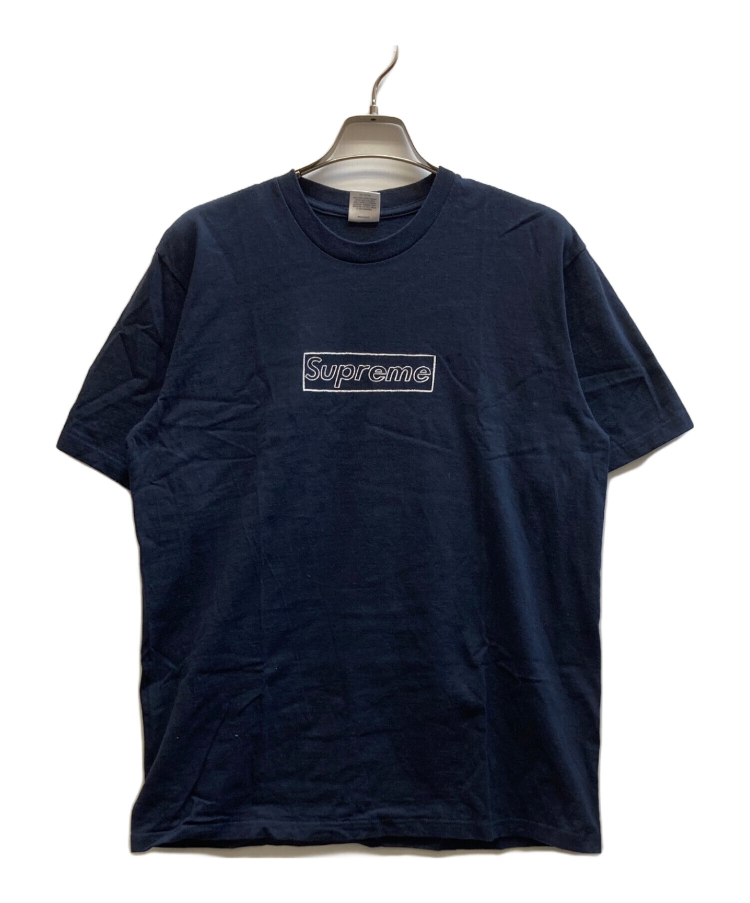 中古・古着通販】Supreme (シュプリーム) Chalk Logo Tee ネイビー 