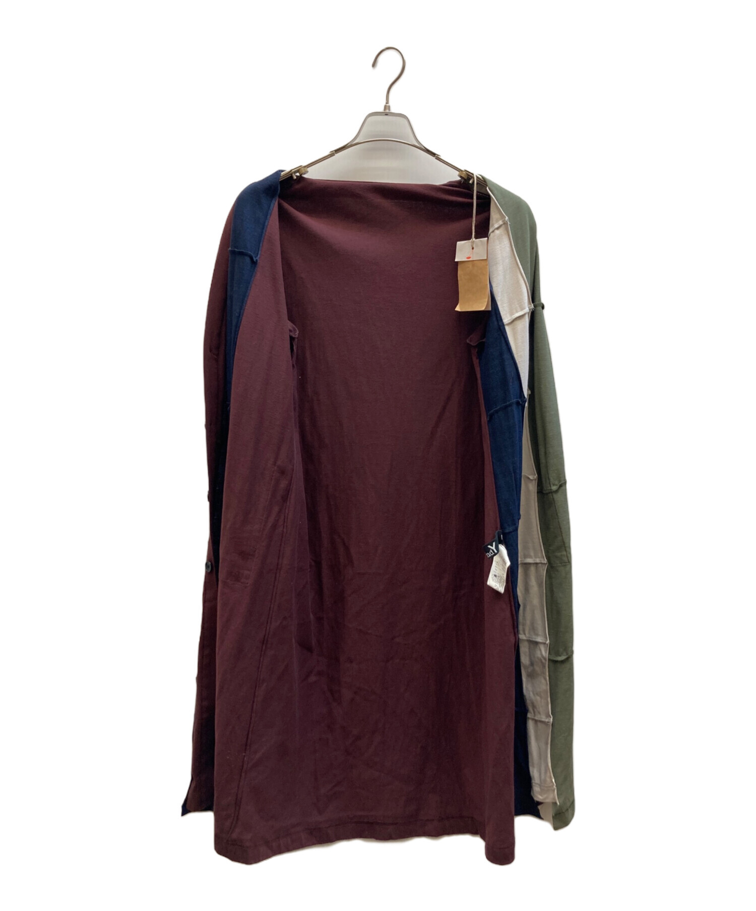 Ground Y グラウンド　ワイ カーディガン メンズ 【古着】【中古】 中古・古着通販】GROUND Y (グラウンドワイ) コットンパネル切替ロング