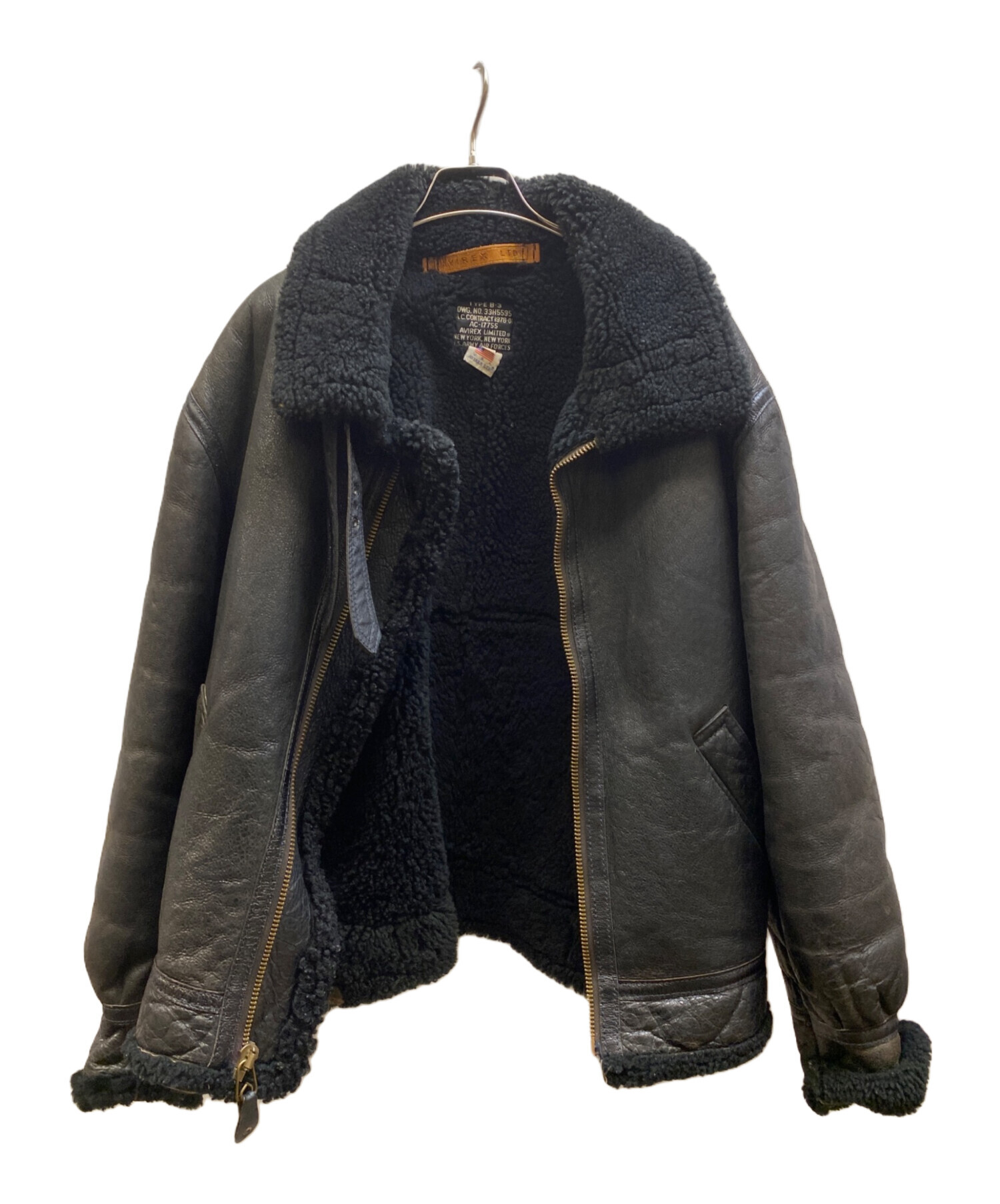 中古・古着通販】AVIREX (アヴィレックス) B-3 ムートンジャケット 