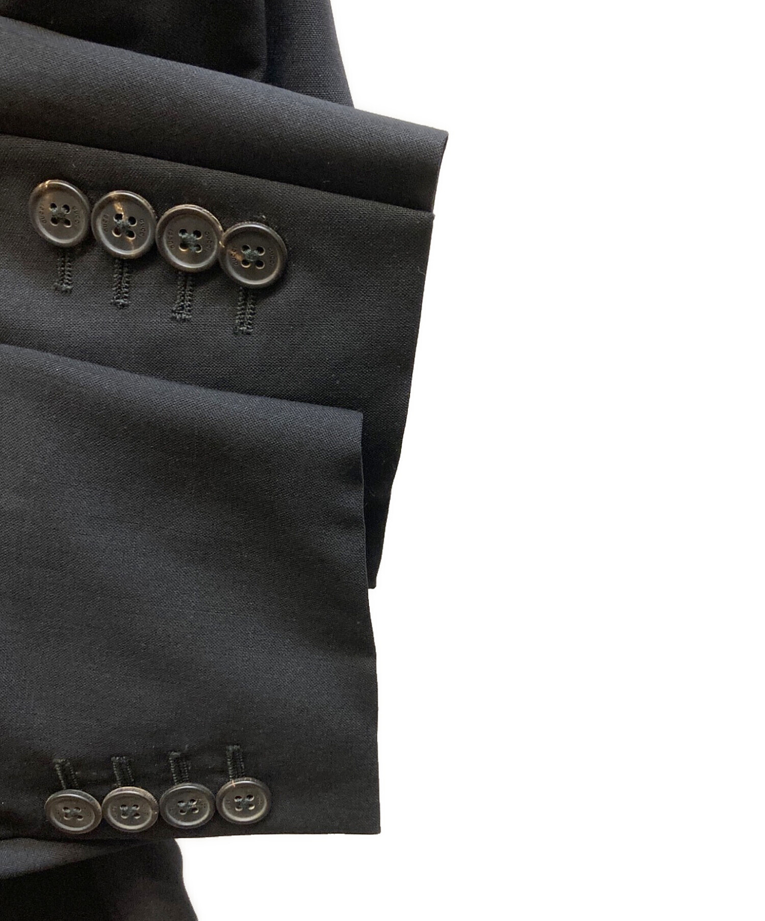 中古・古着通販】GUCCI (グッチ) セットアップスーツ ブラック サイズ