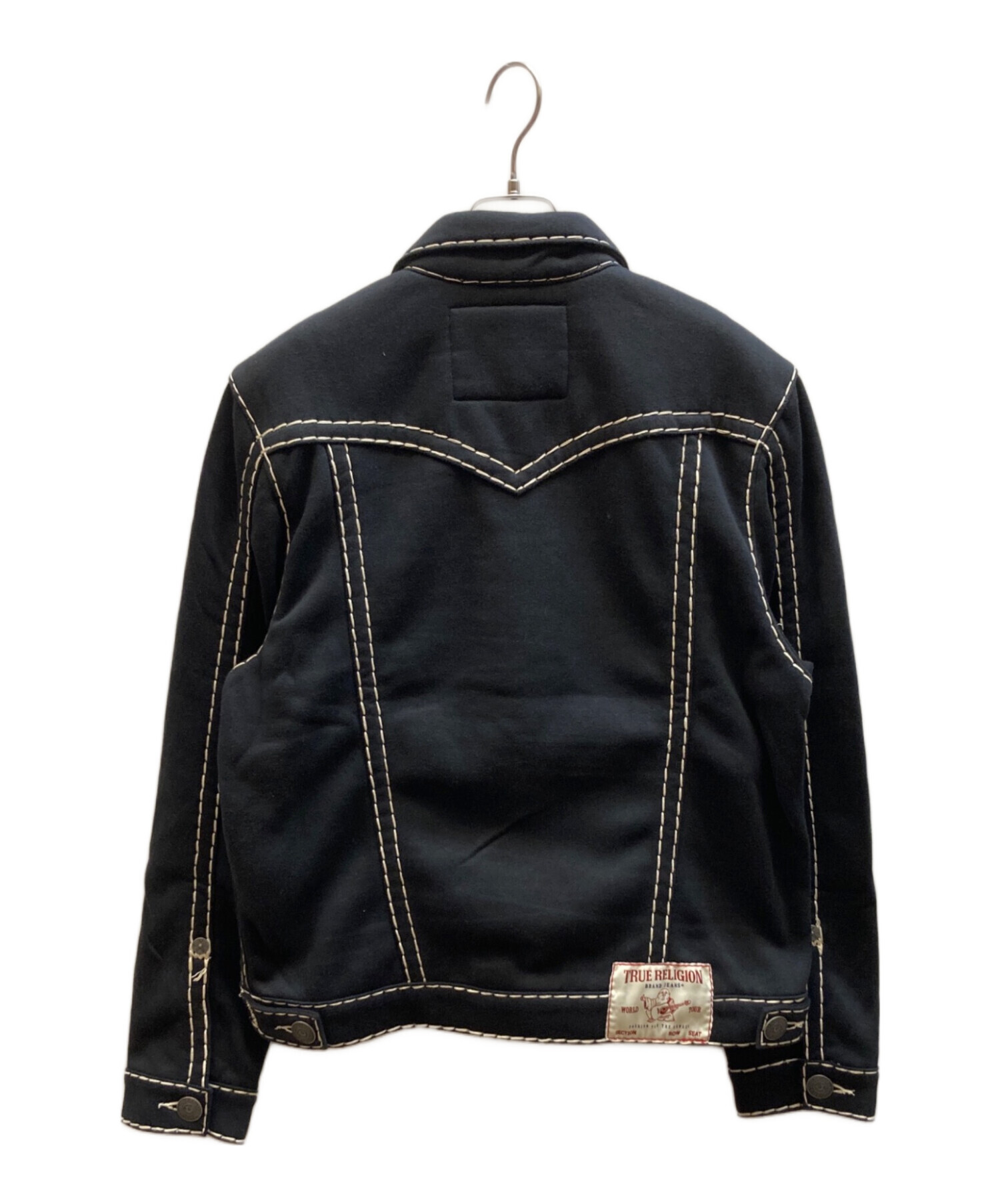 TRUE RELIGION デニムジャケット　ブラック 中古・古着通販】TRUE RELIGION (トゥルー レリジョン) FREECE JIMMY