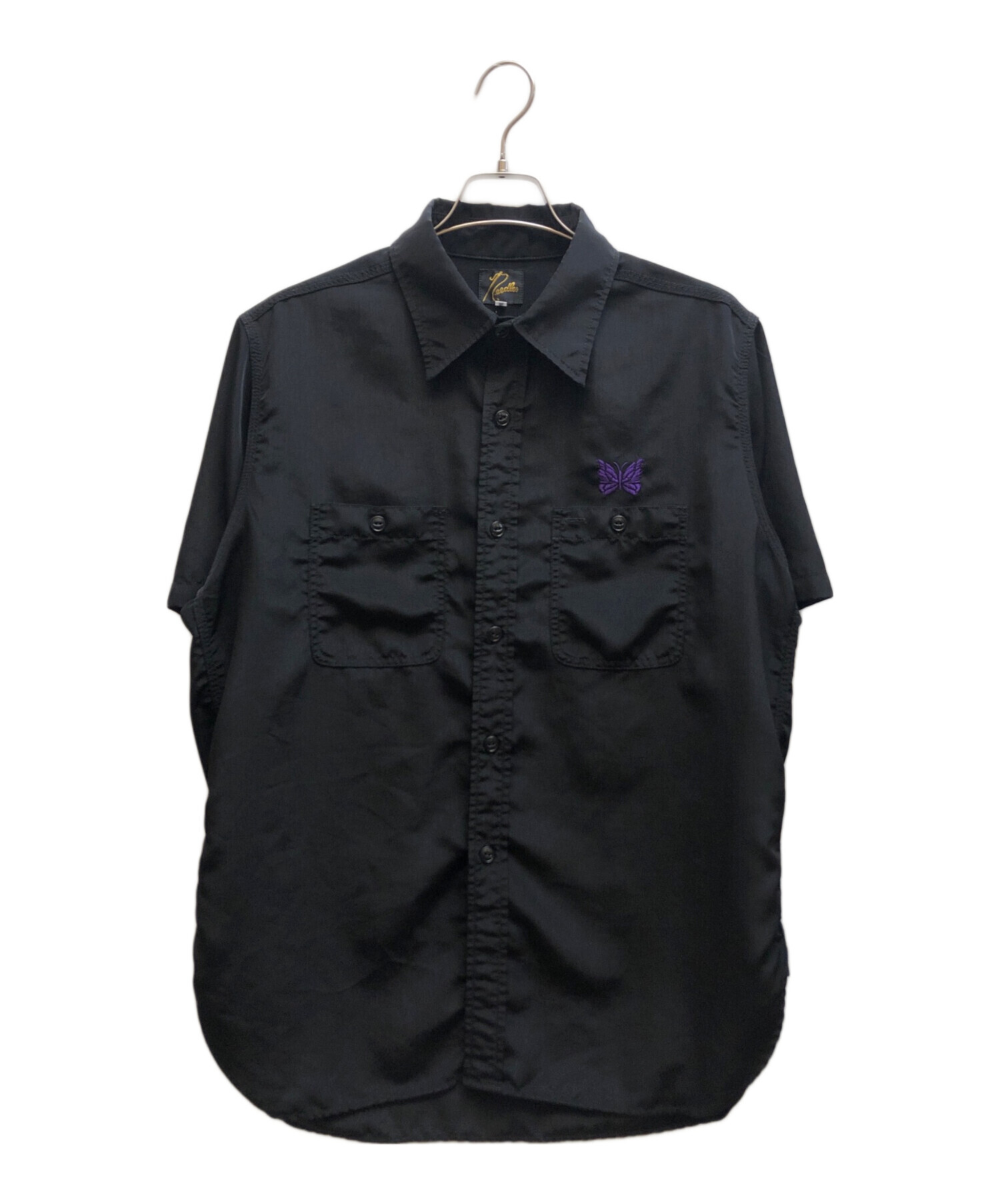 Needles 半袖シャツ 中古・古着通販】Needles (ニードルズ) 半袖シャツ / KP180 ブラック