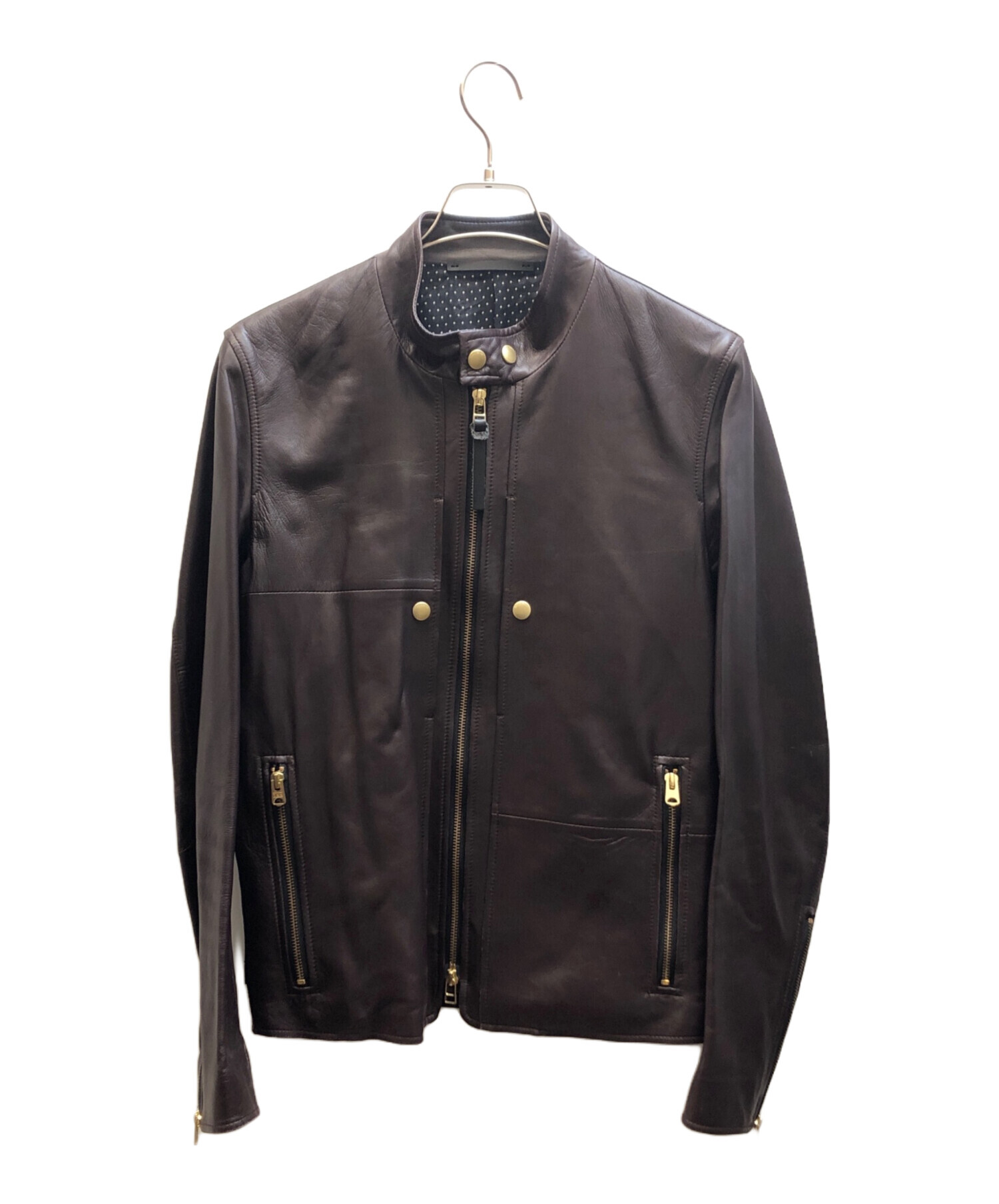 ●Paul Smith・ポールスミスコレクション●ラムレザー ジャケット 中古・古着通販】PS Paul Smith (PSポールスミス) ラムレザー