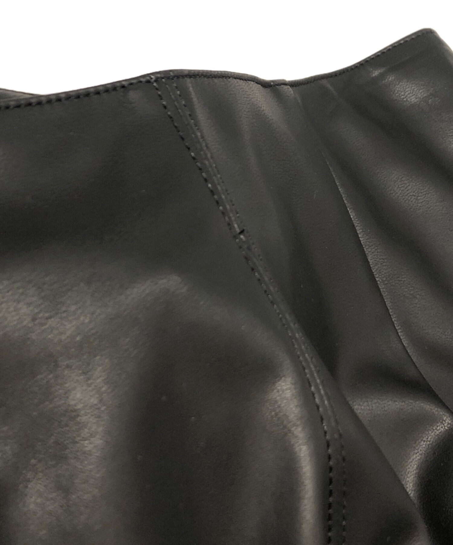 中古・古着通販】MaxMara (マックスマーラ) フェイクレザースカート