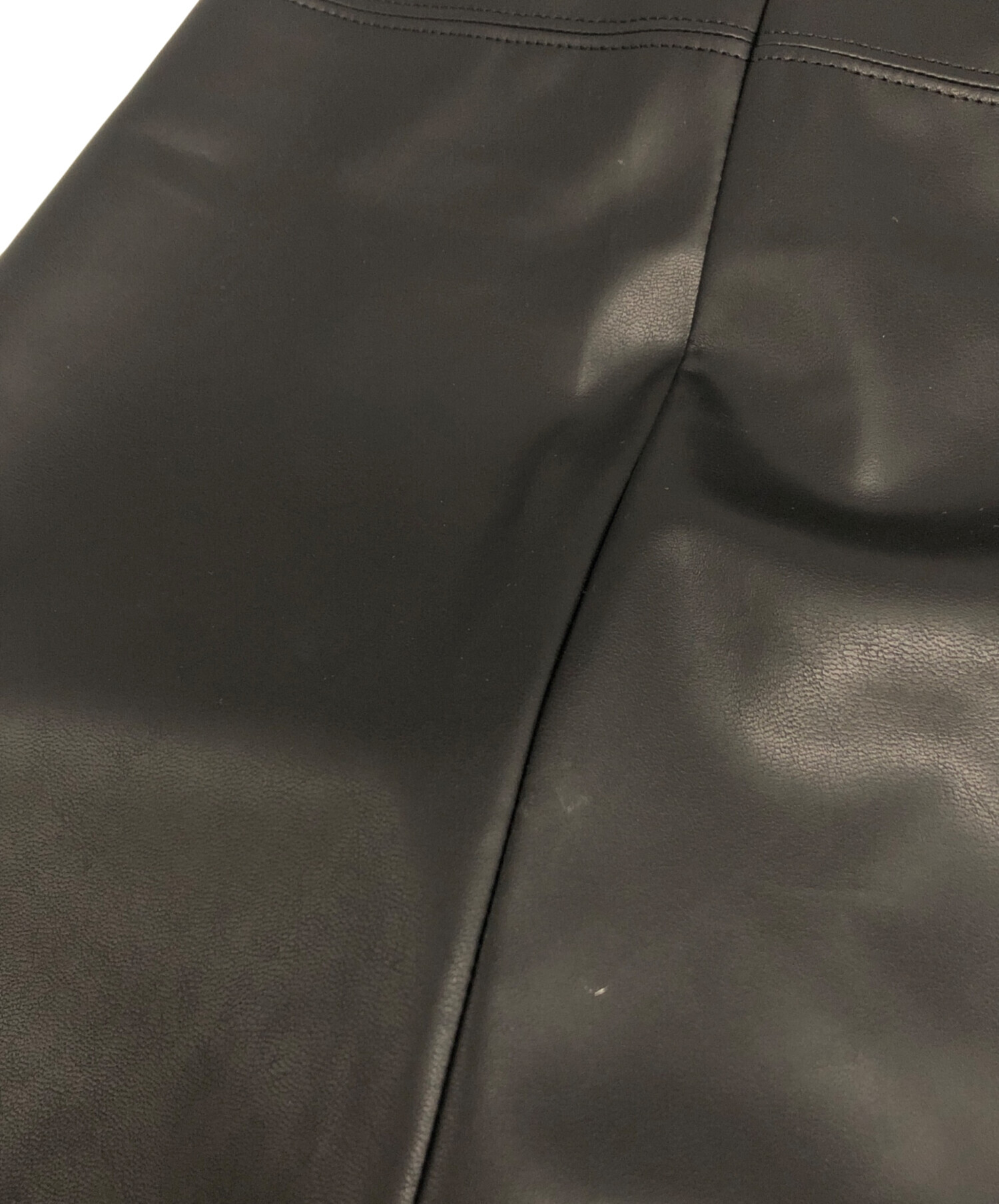 中古・古着通販】MaxMara (マックスマーラ) フェイクレザースカート