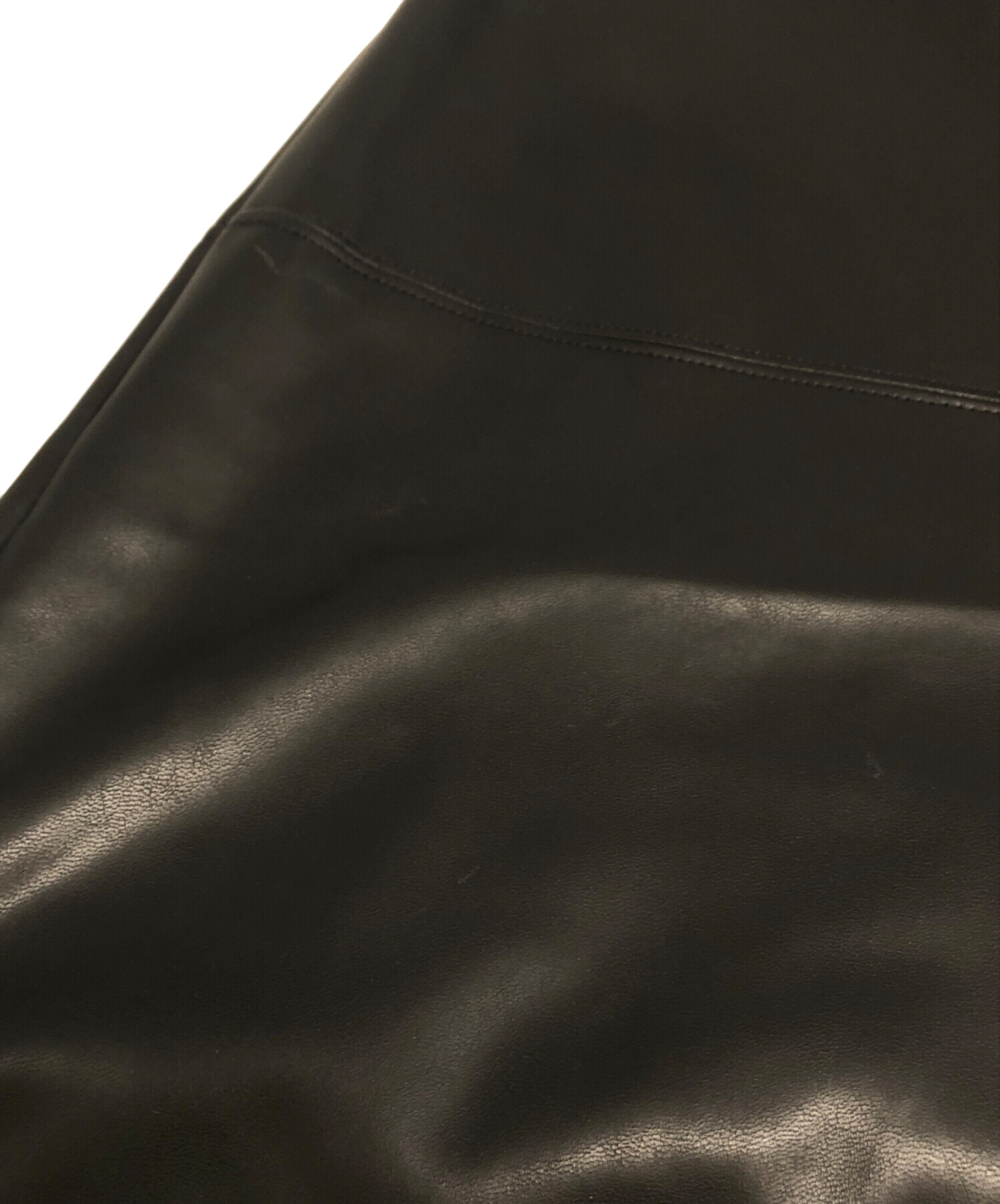 中古・古着通販】MaxMara (マックスマーラ) フェイクレザースカート
