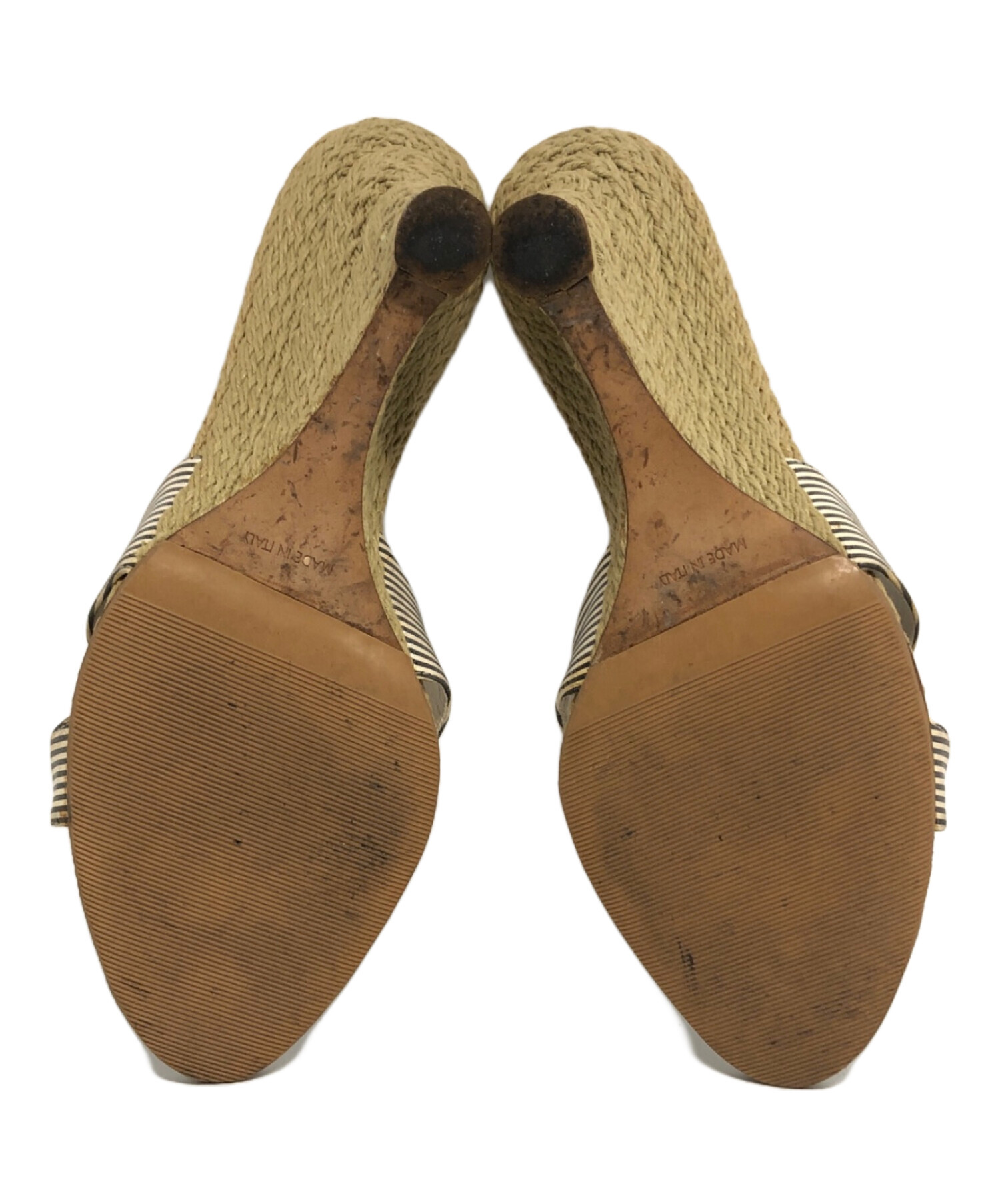 中古・古着通販】CHANEL (シャネル) マリンウェッジソールサンダル