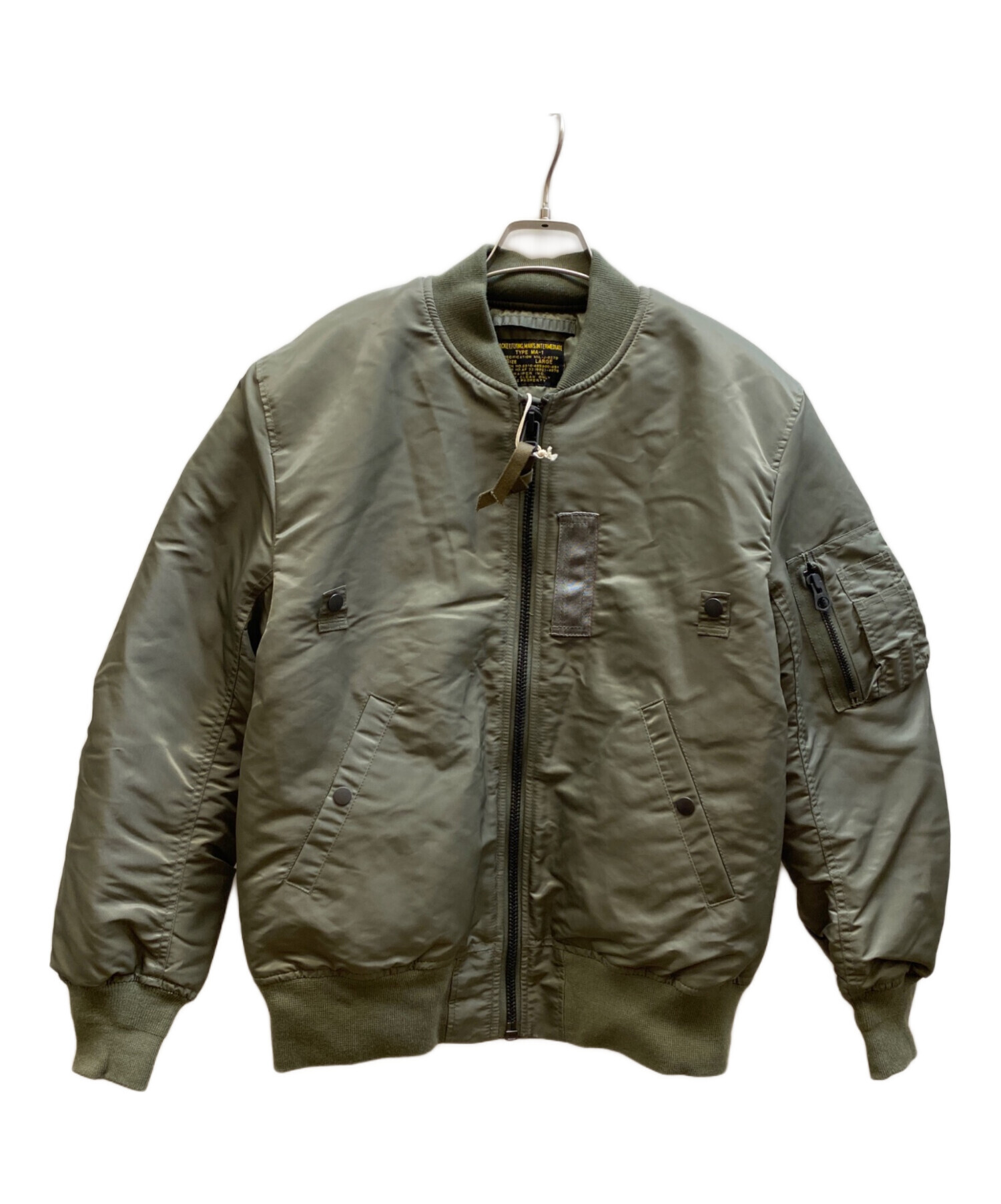 新品未使用ワイパー初期型MA-1セージグリーンM 中古・古着通販】WAIPER (ワイパー) 最初期型 MA-1フライトジャケット