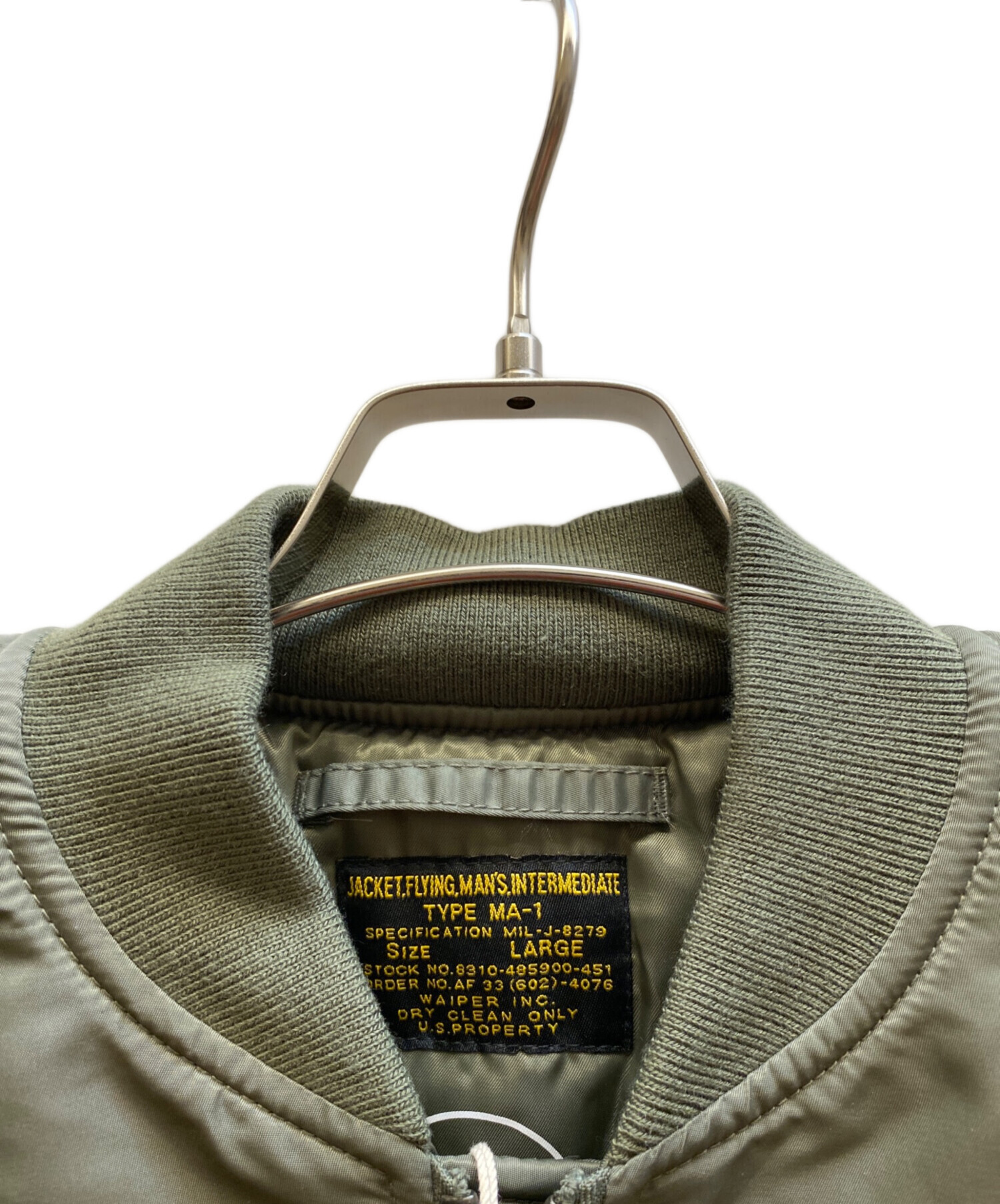 中古・古着通販】WAIPER (ワイパー) 最初期型 MA-1フライトジャケット