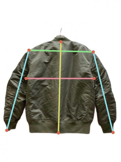 新品未使用ワイパー初期型MA-1セージグリーンM 中古・古着通販】WAIPER (ワイパー) 最初期型 MA-1フライトジャケット
