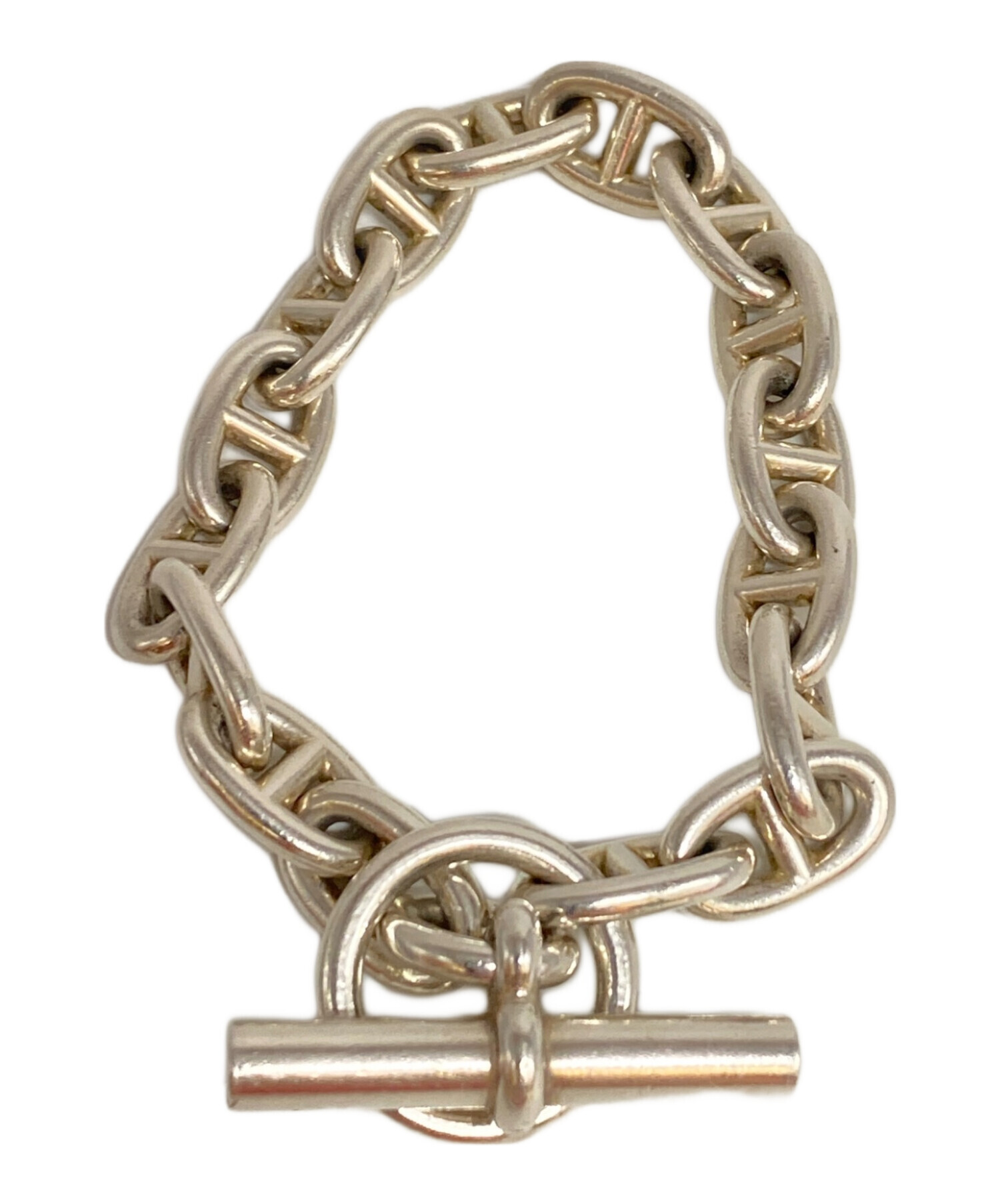 中古・古着通販】HERMES (エルメス) シェーヌダンクルブレスレットMM