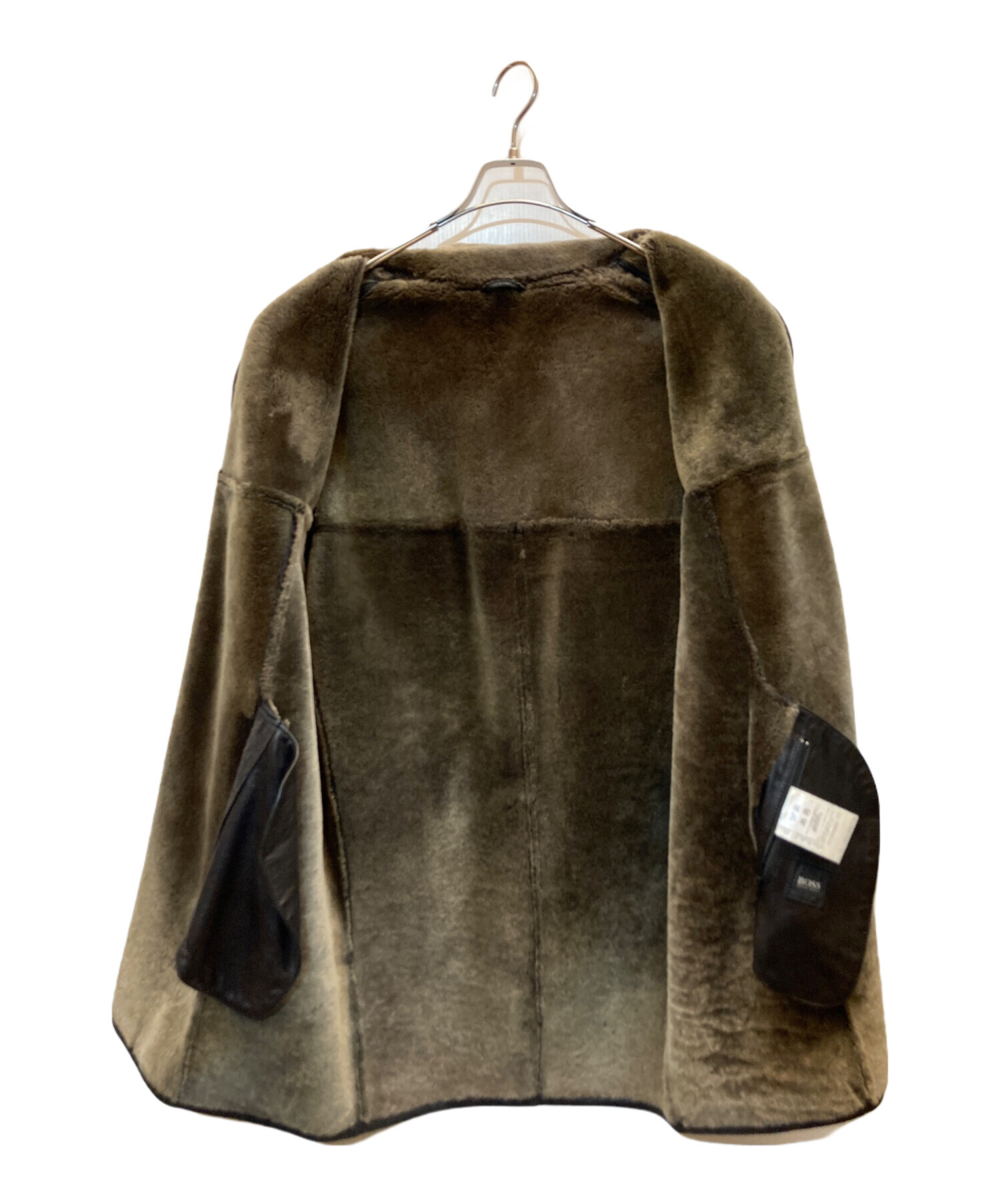 中古・古着通販】BOSS HUGO BOSS (ボス ヒューゴボス) ムートンコート